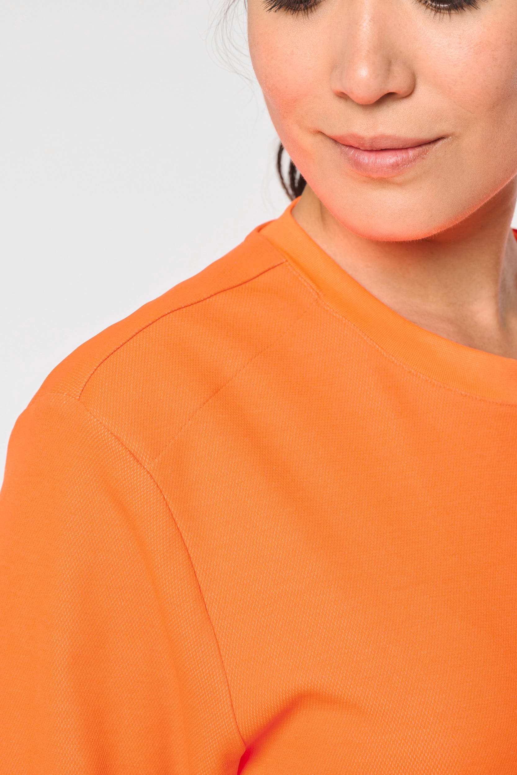 T-shirt unisexe écoresponsable manches longues coton/polyester - Image 9