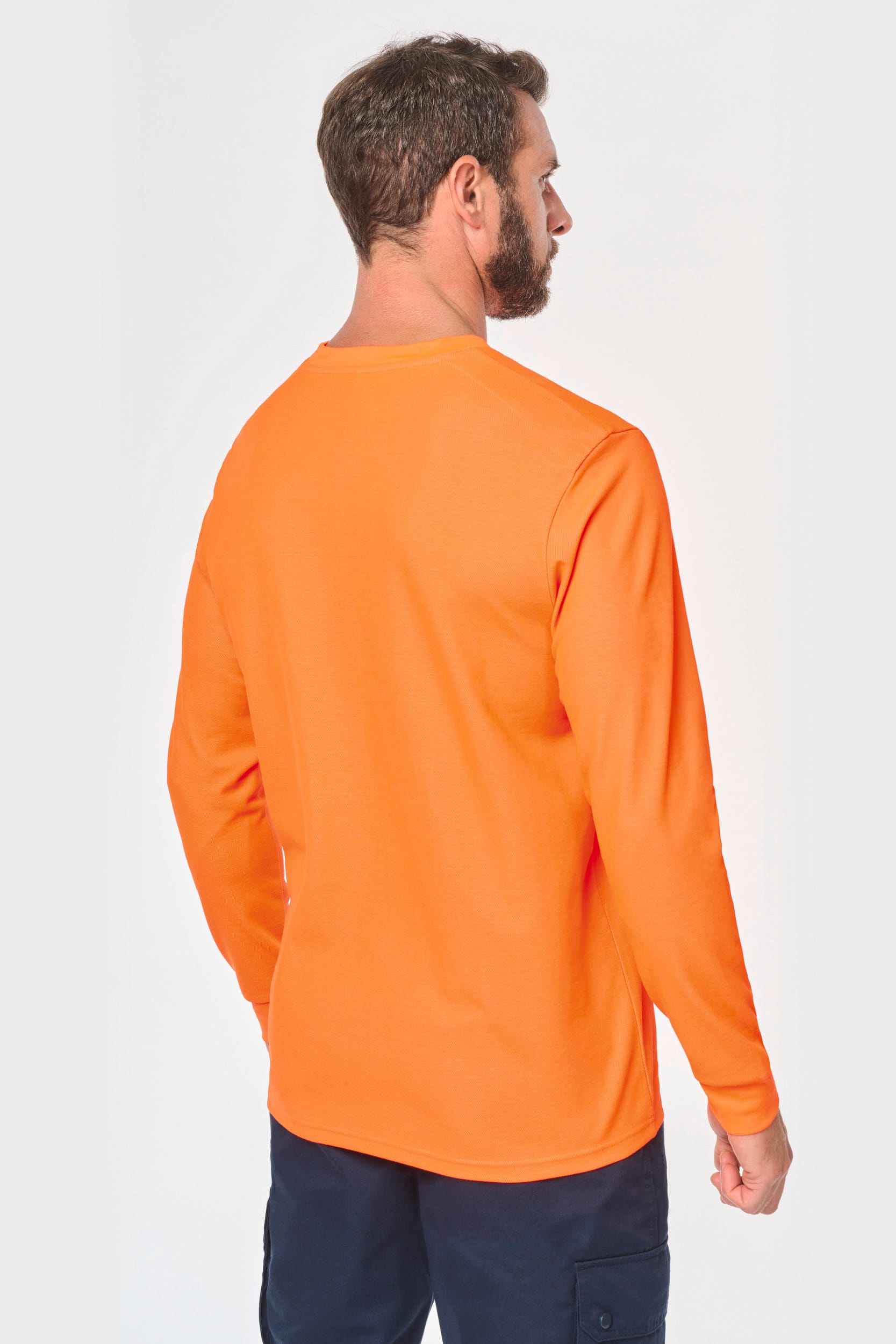 T-shirt unisexe écoresponsable manches longues coton/polyester - Image 2