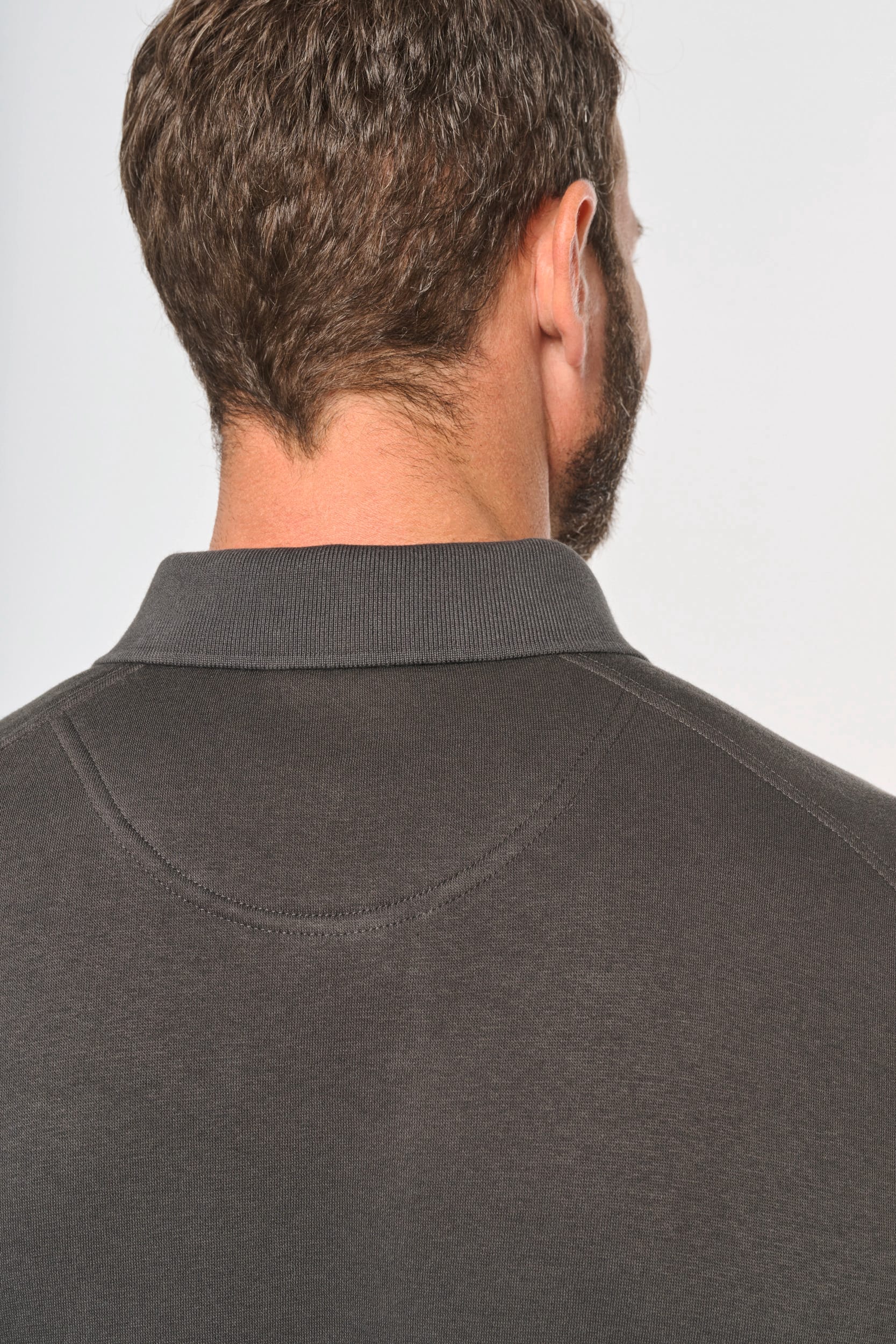 Sweat-shirt col polo homme - Image 8