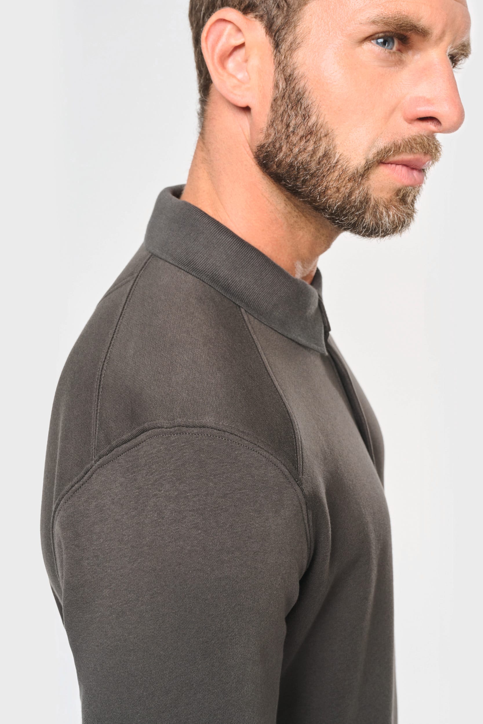 Sweat-shirt col polo homme - Image 11