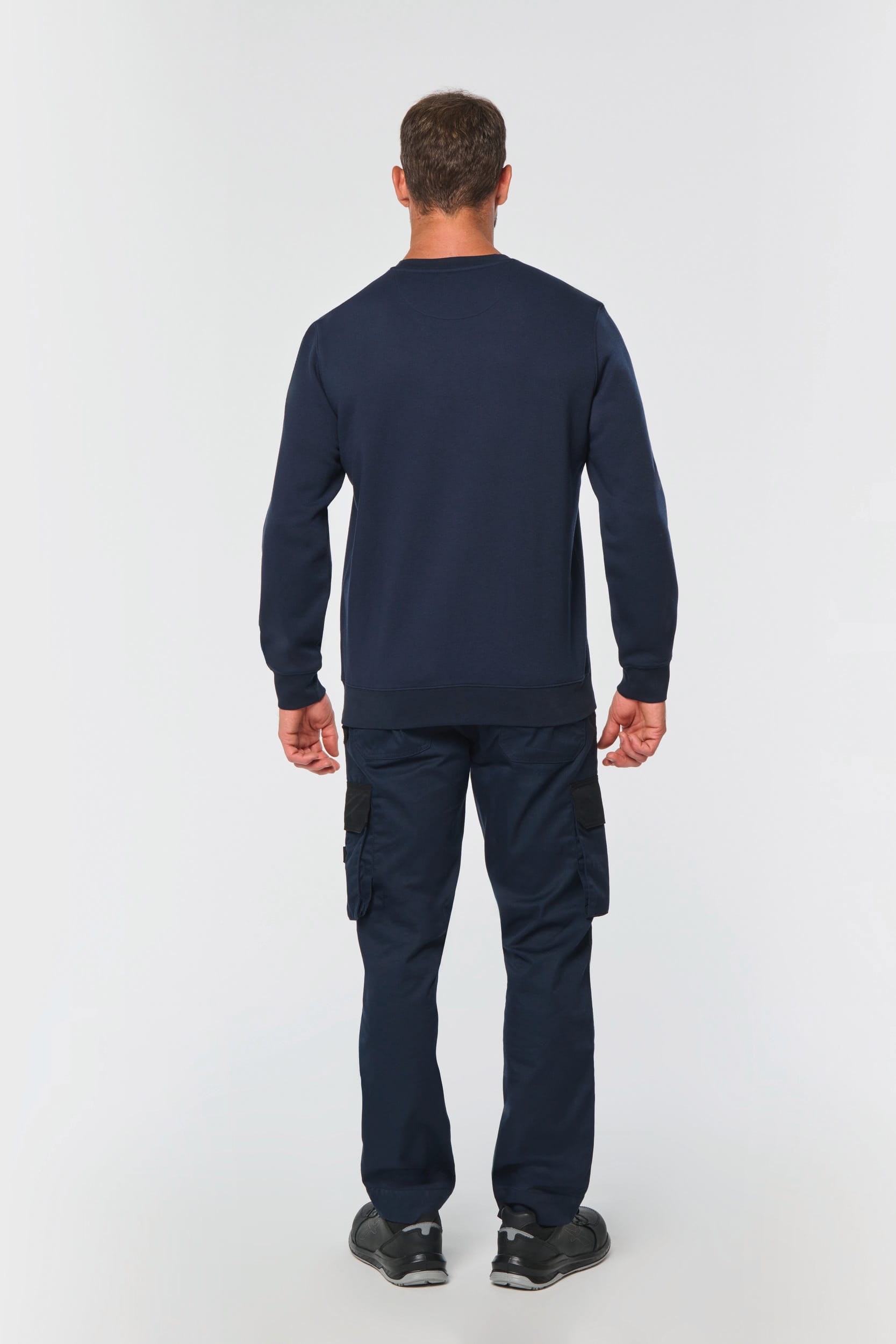 Sweat-shirt Day To Day zip poche contrastée unisexe - Image 3