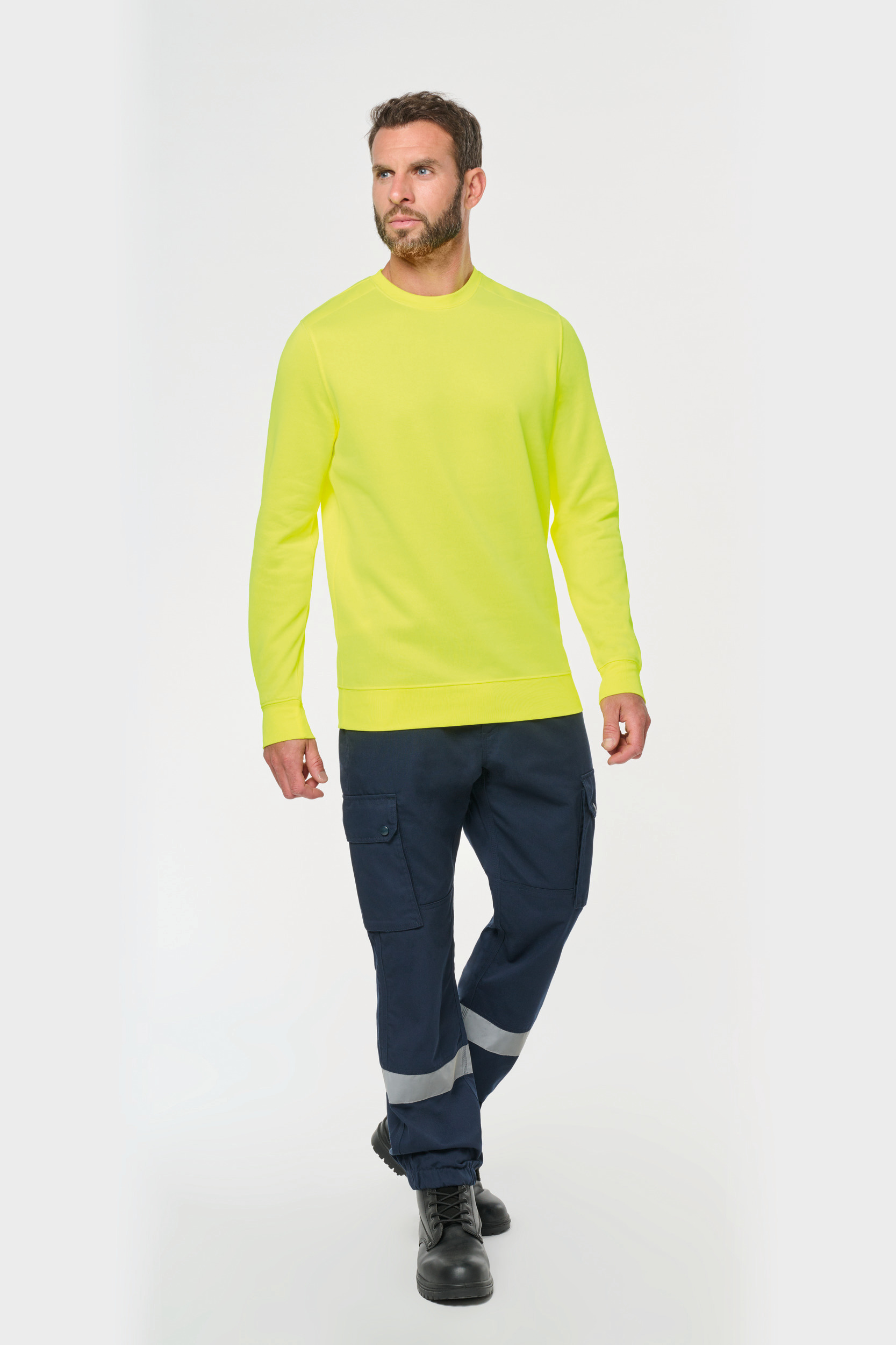 Ecologische uniseks sweater polyester/katoen