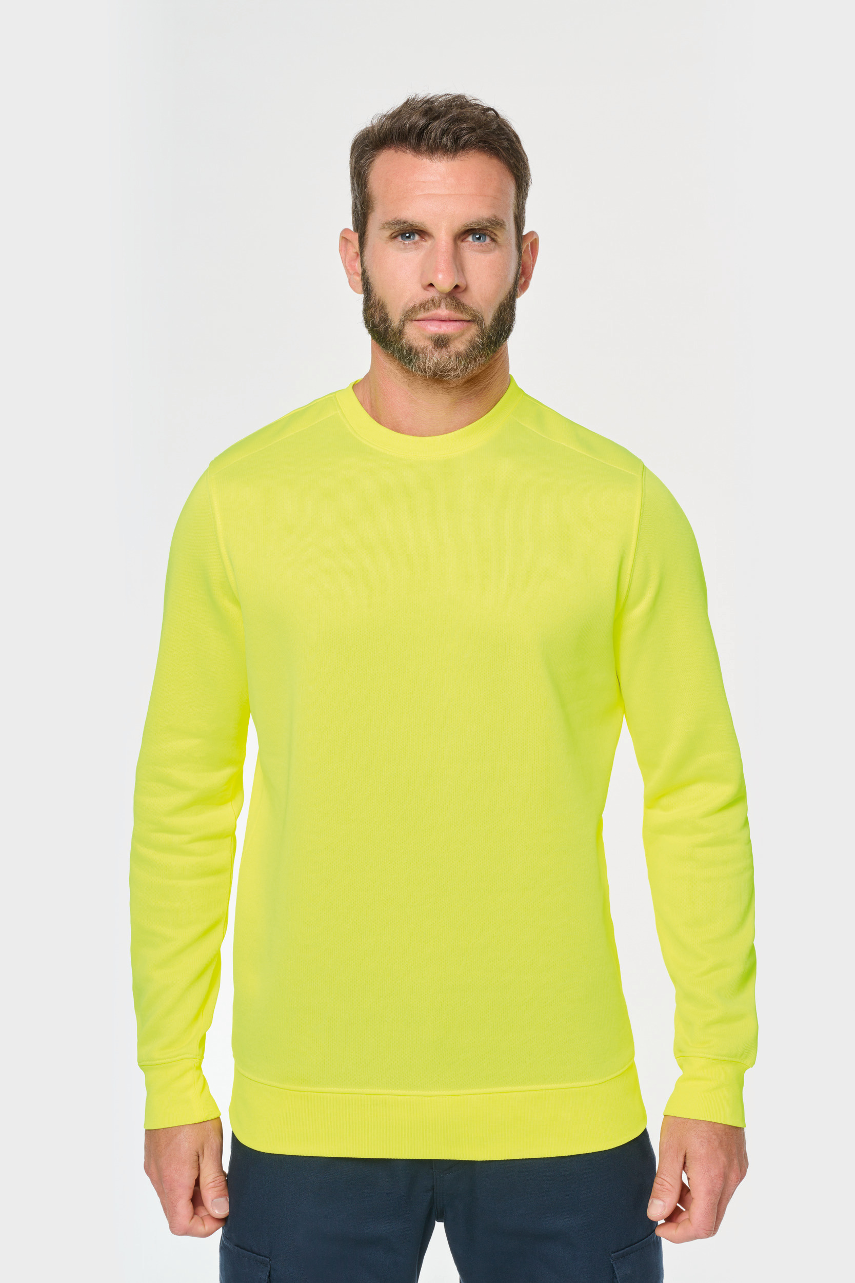 Ecologische uniseks sweater polyester/katoen