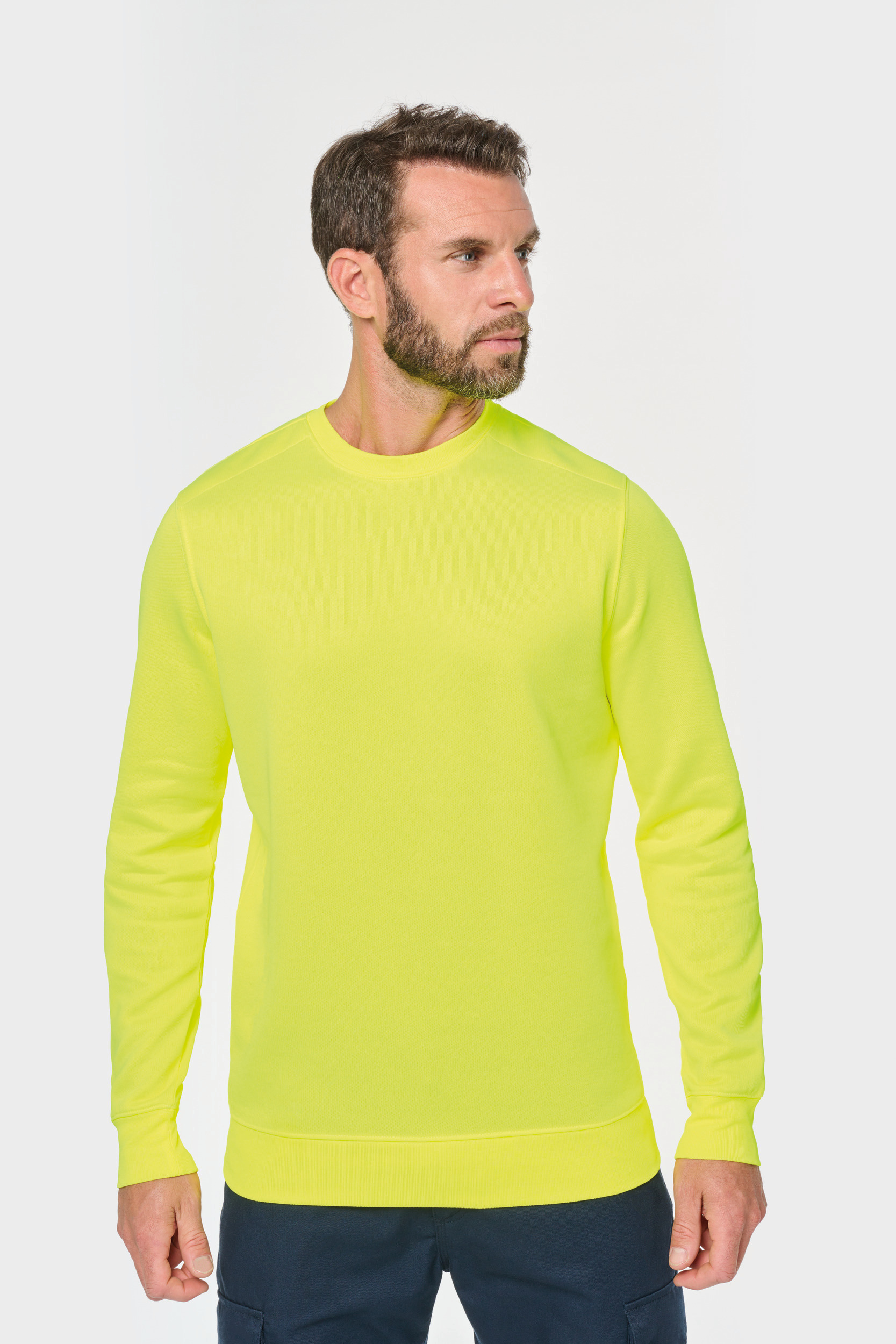 Ecologische uniseks sweater polyester/katoen