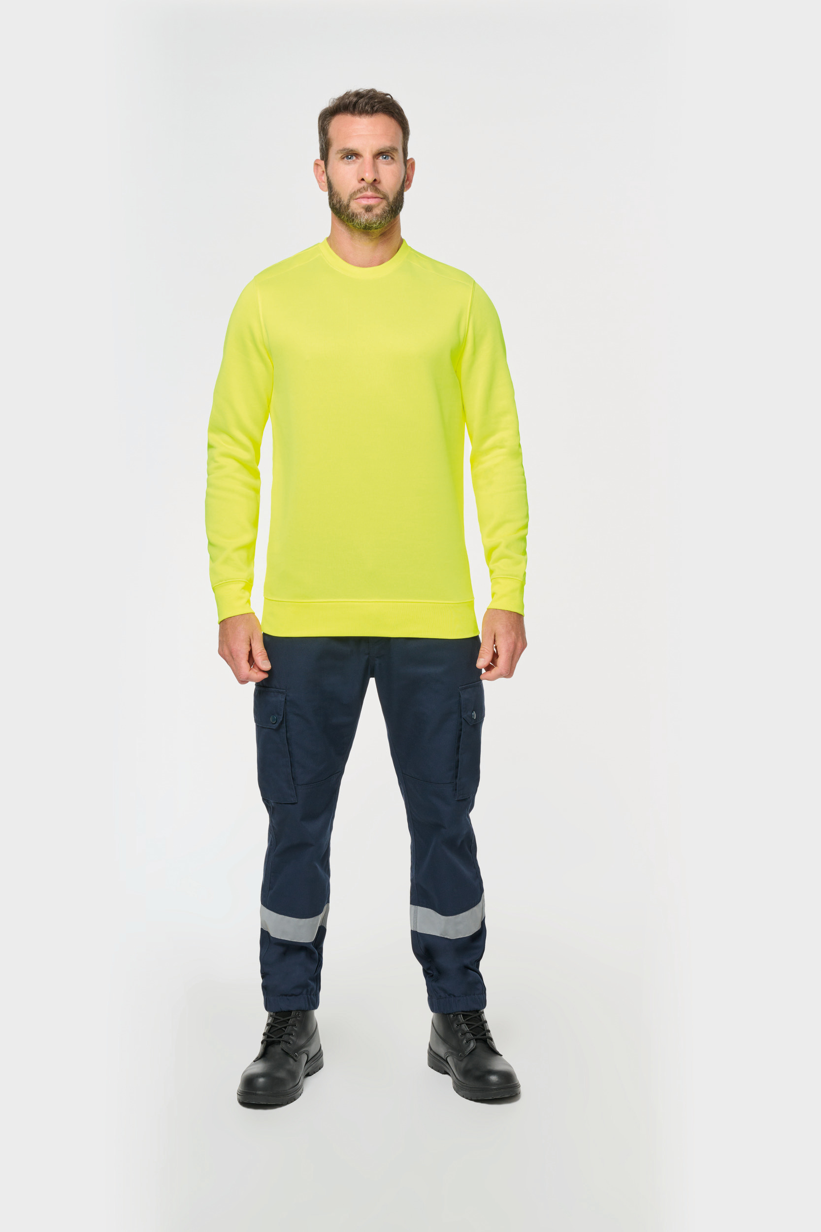 Ecologische uniseks sweater polyester/katoen