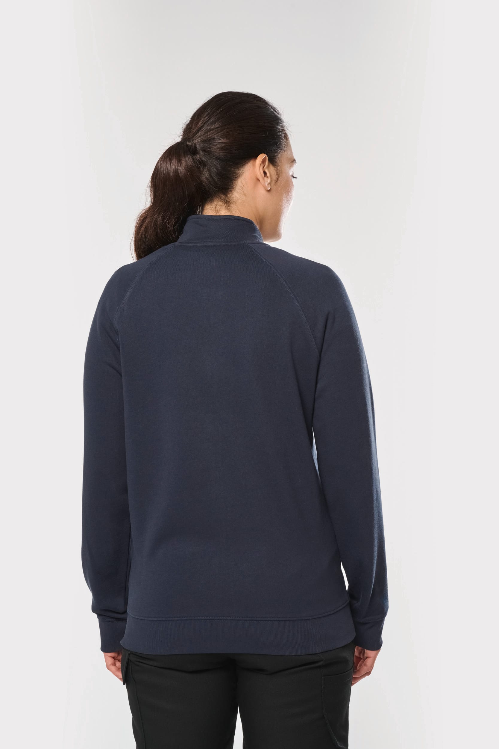 Veste molleton coton manches raglan unisexe