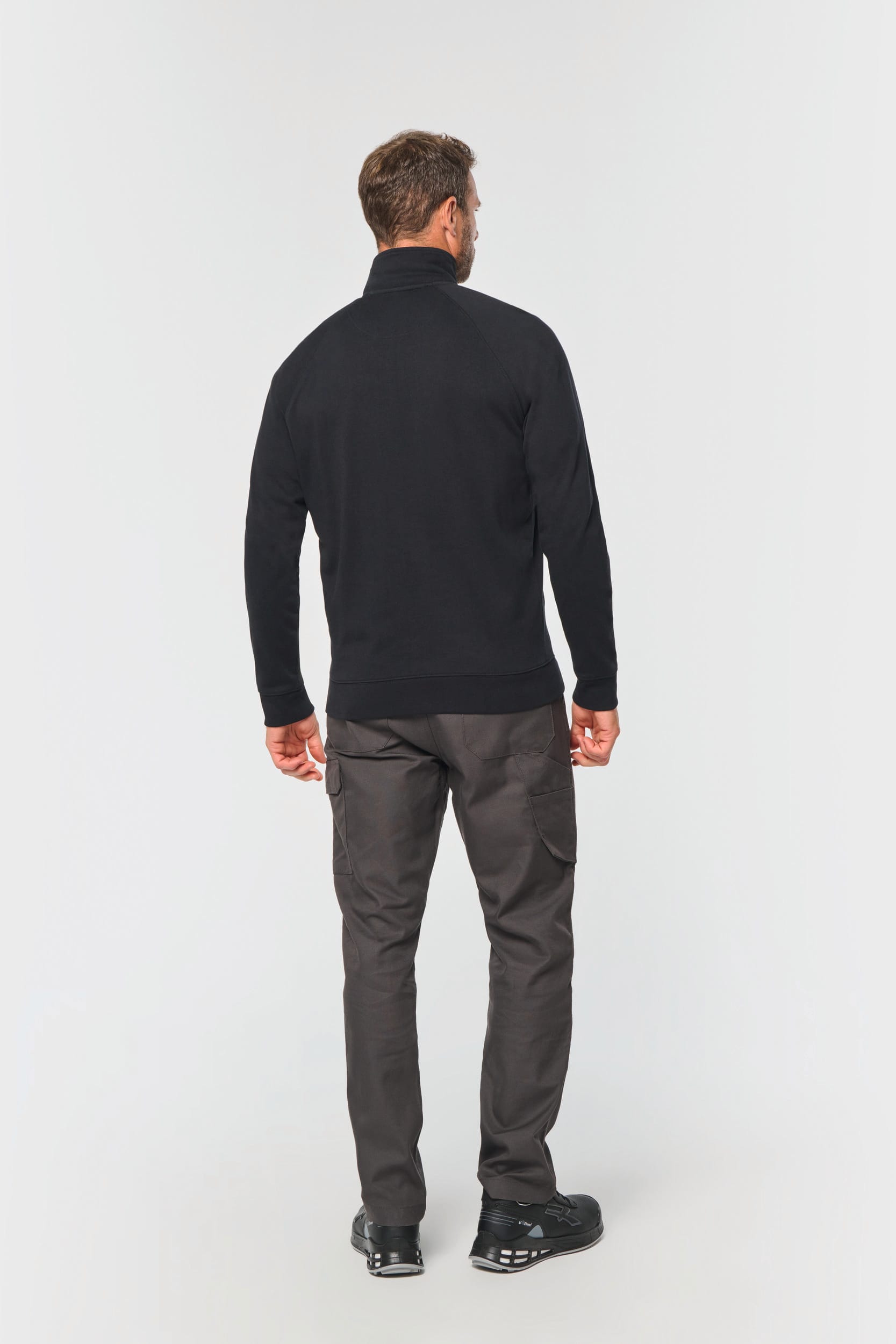 Veste molleton coton manches raglan unisexe - Image 2