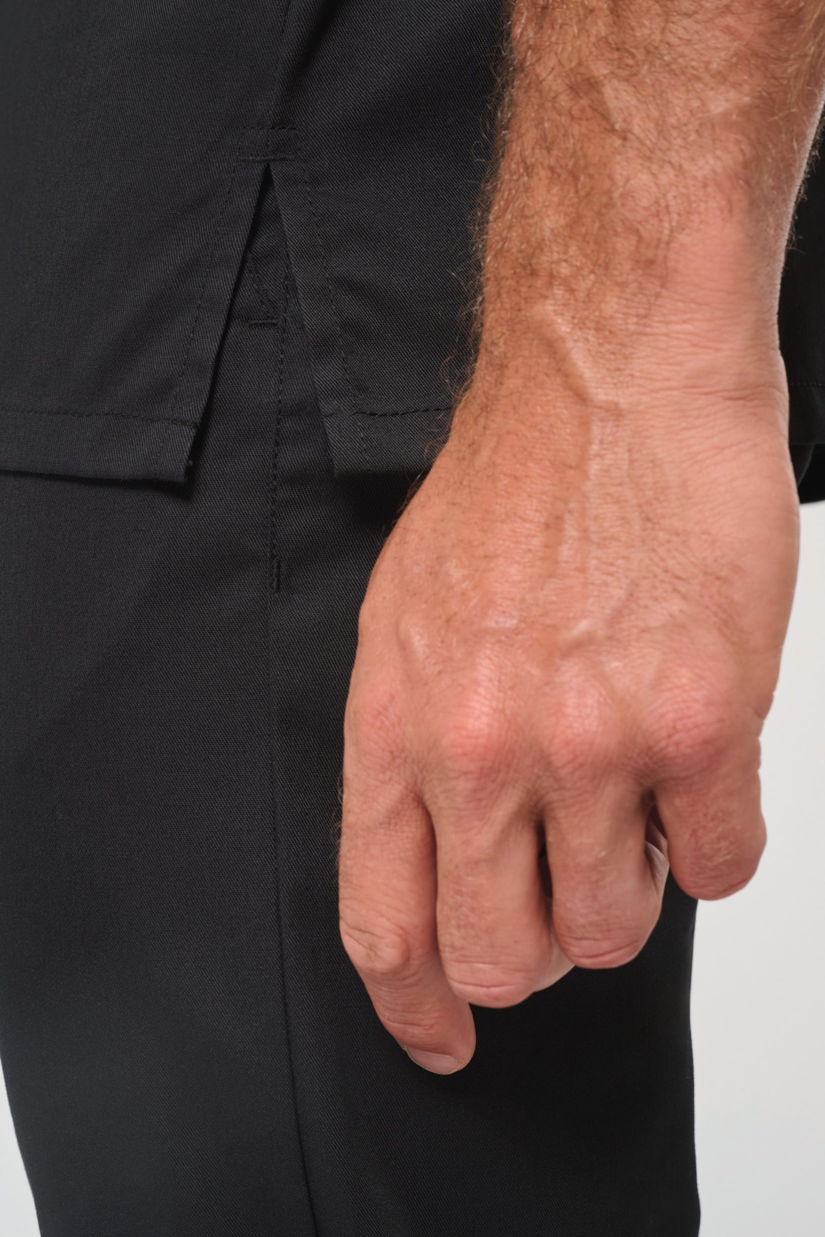 Jaleca de chef eco-responsável de manga curta unissexo