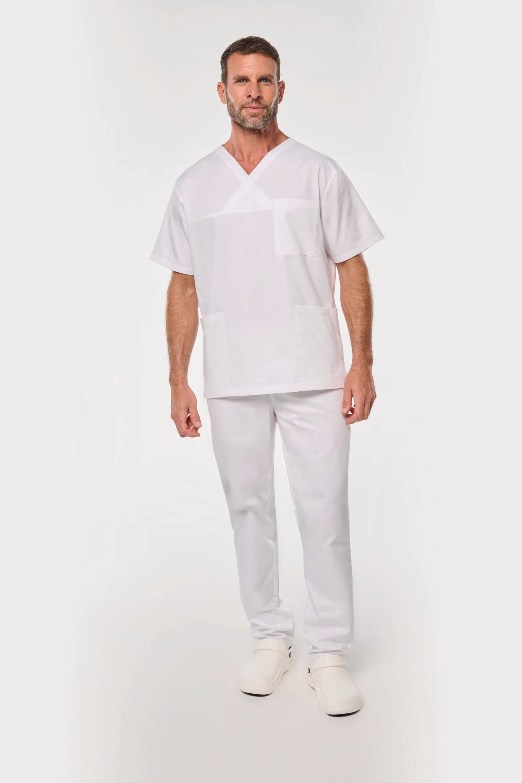 Tunique coton manches courtes unisexe