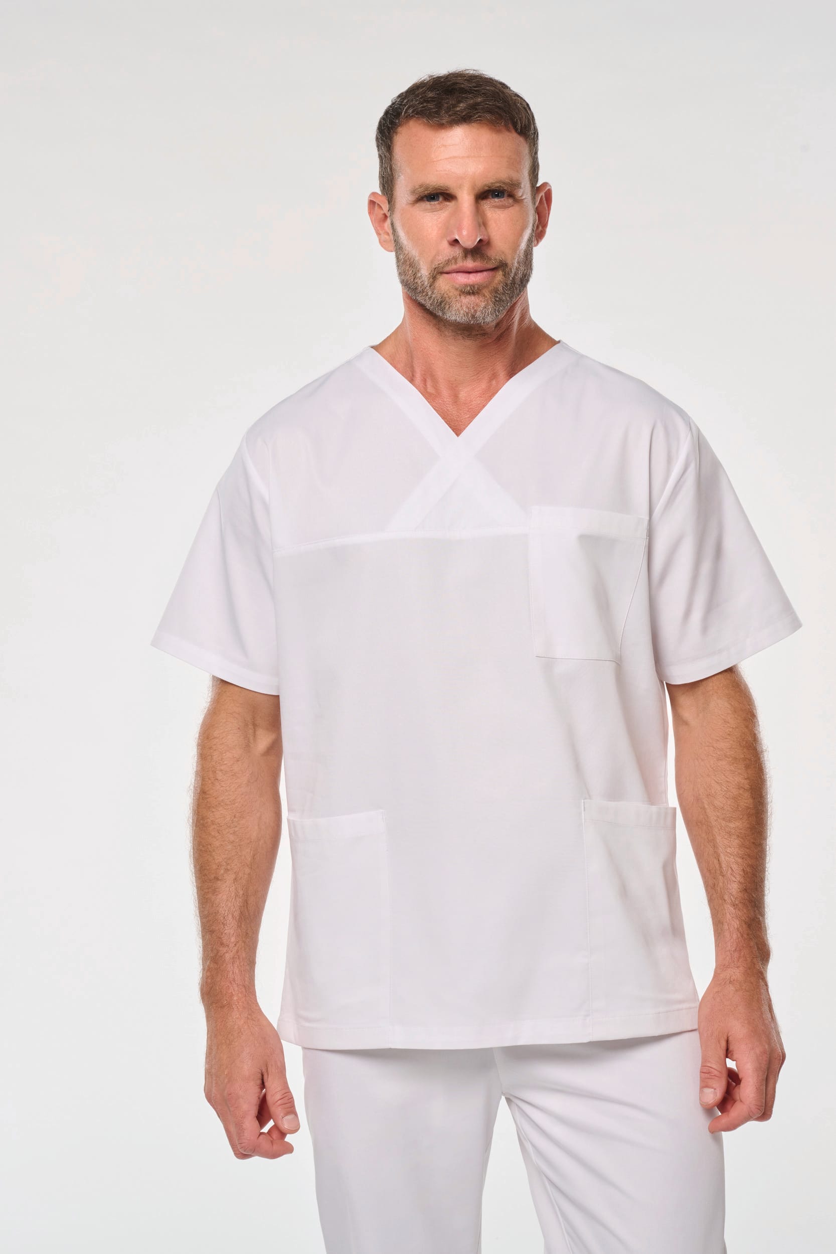 Tunique coton manches courtes unisexe