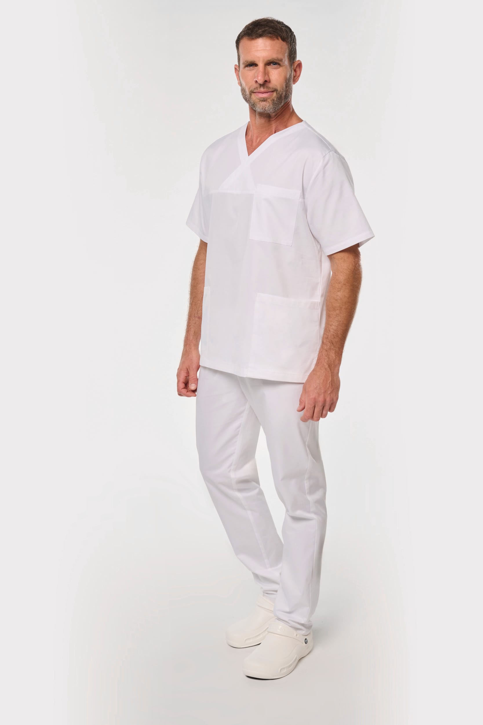 Tunique coton manches courtes unisexe