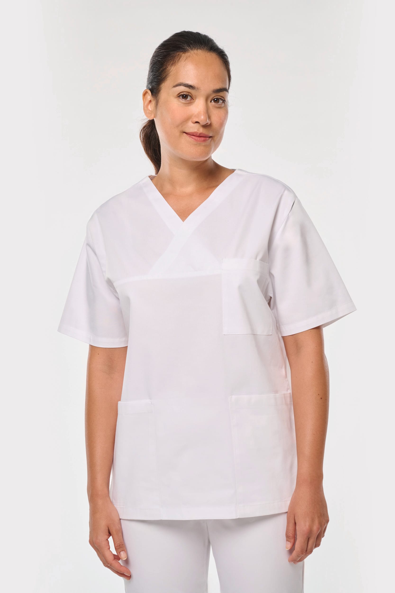 Tunique coton manches courtes unisexe