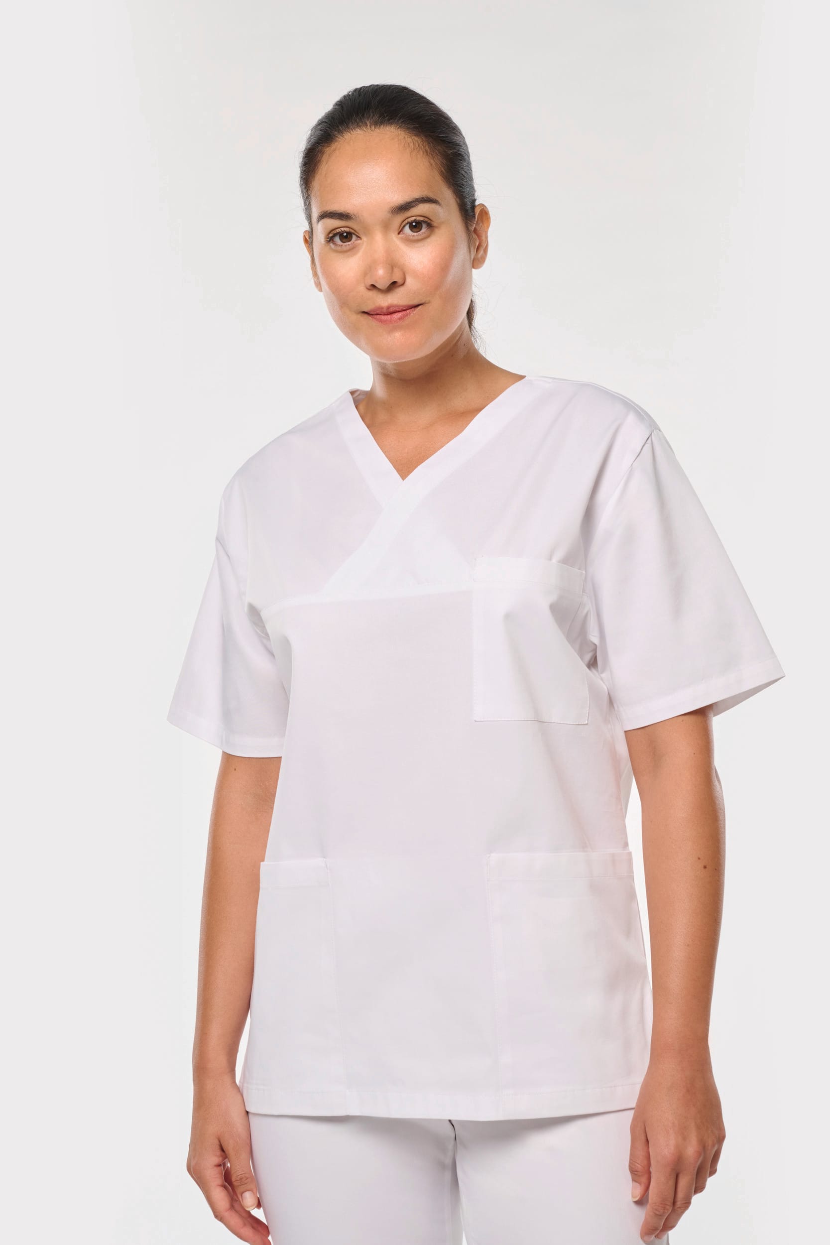 Tunique coton manches courtes unisexe