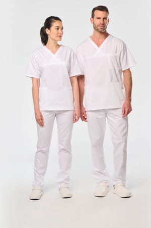 Katoenen unisex tuniek met korte mouwen