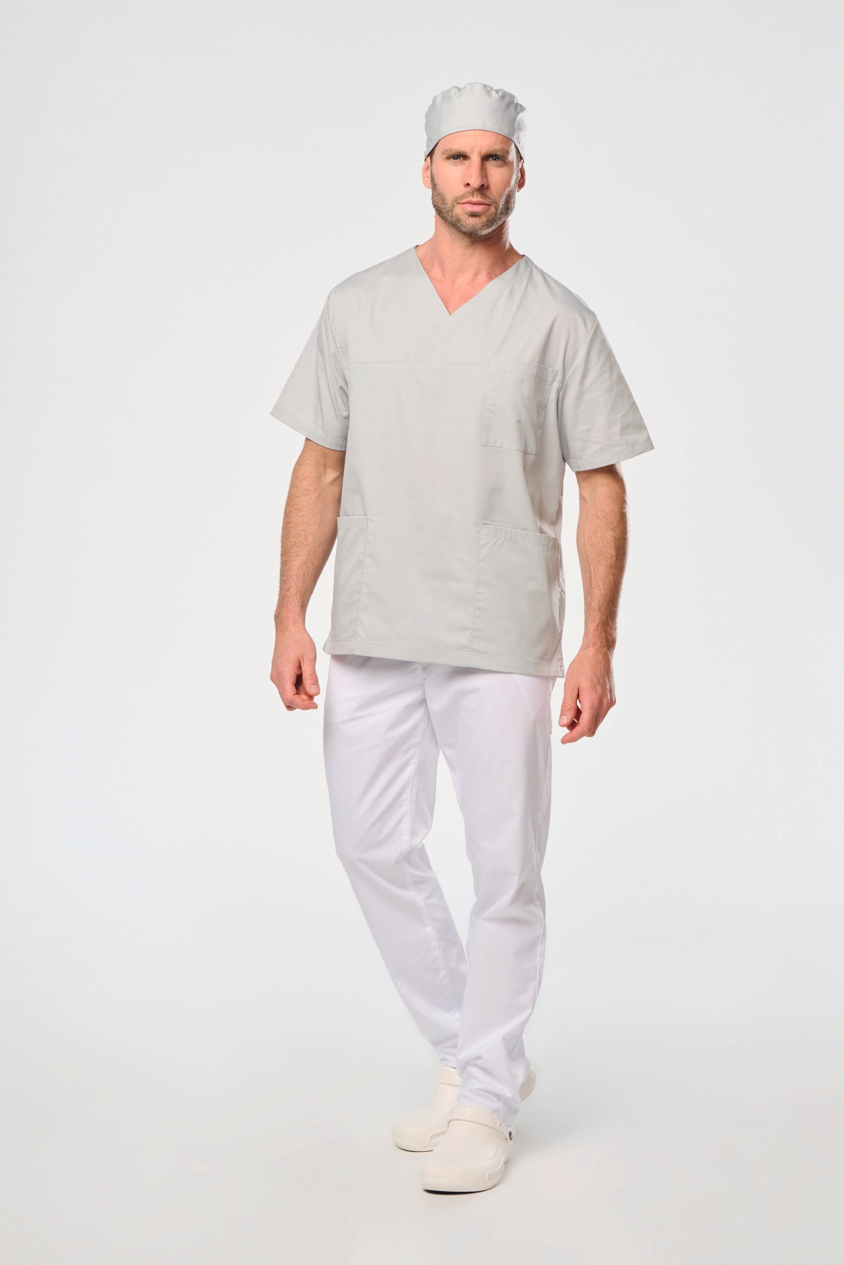 Calças poliéster/algodão de homem