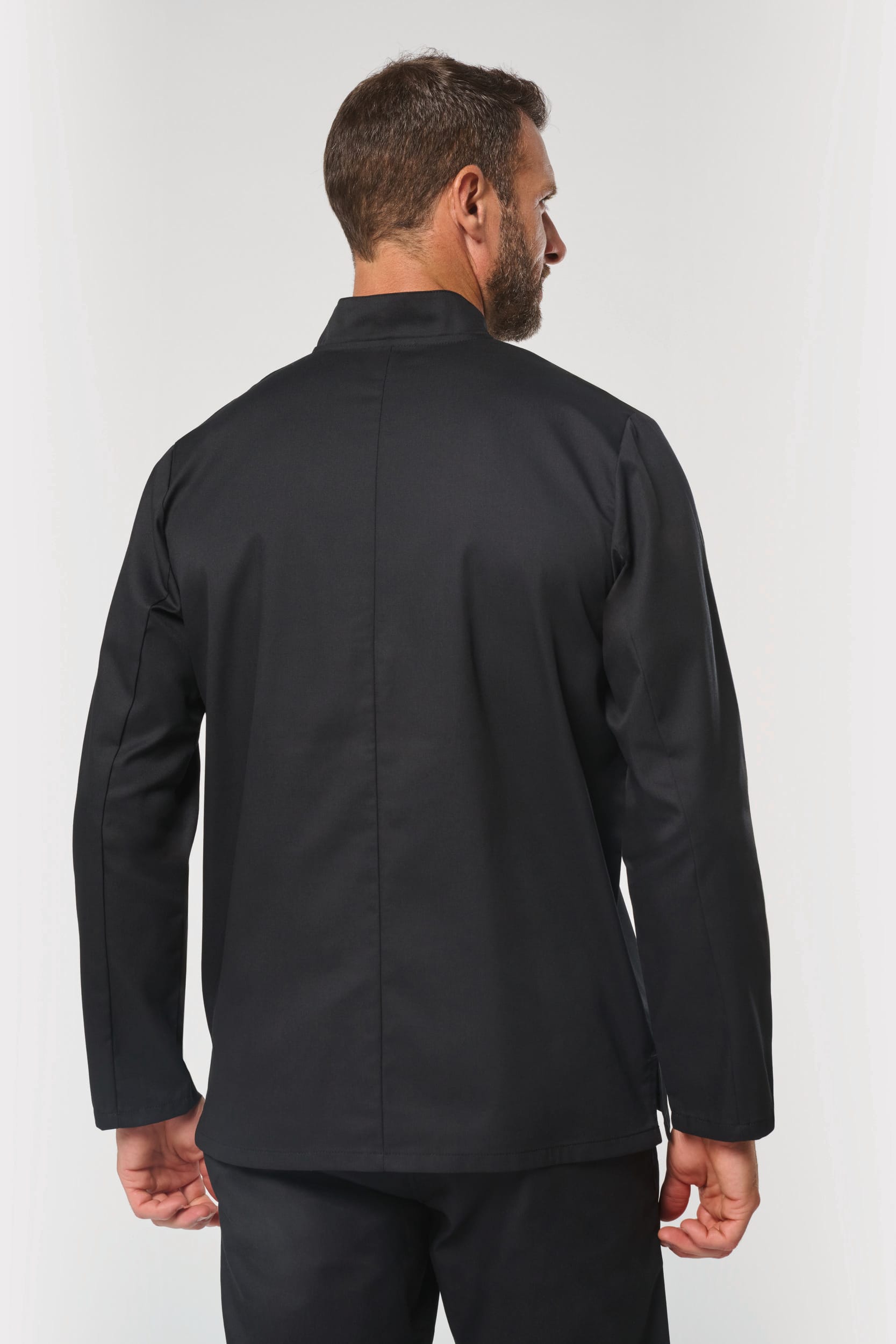 Jaleca de chef eco-responsável de manga comprida unissexo