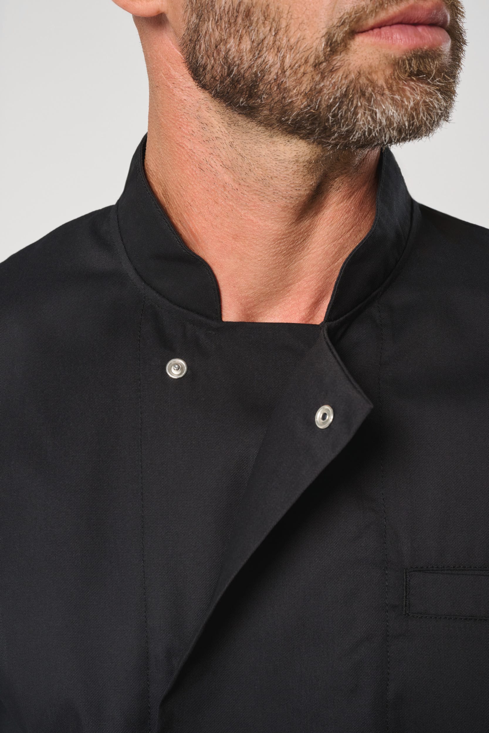 Jaleca de chef eco-responsável de manga comprida unissexo