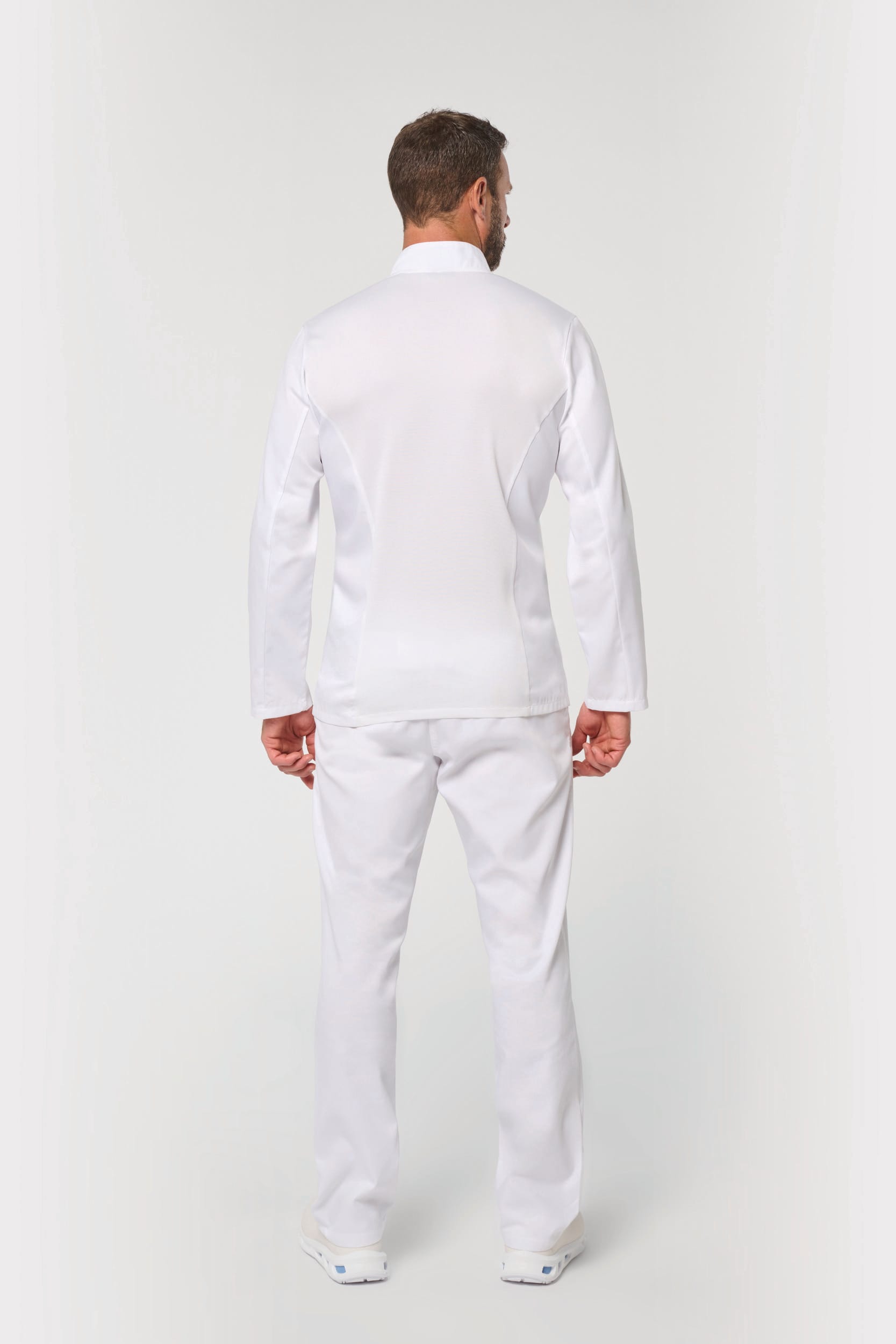 Jaleca de chef eco-responsável e respirável de manga comprida unissexo