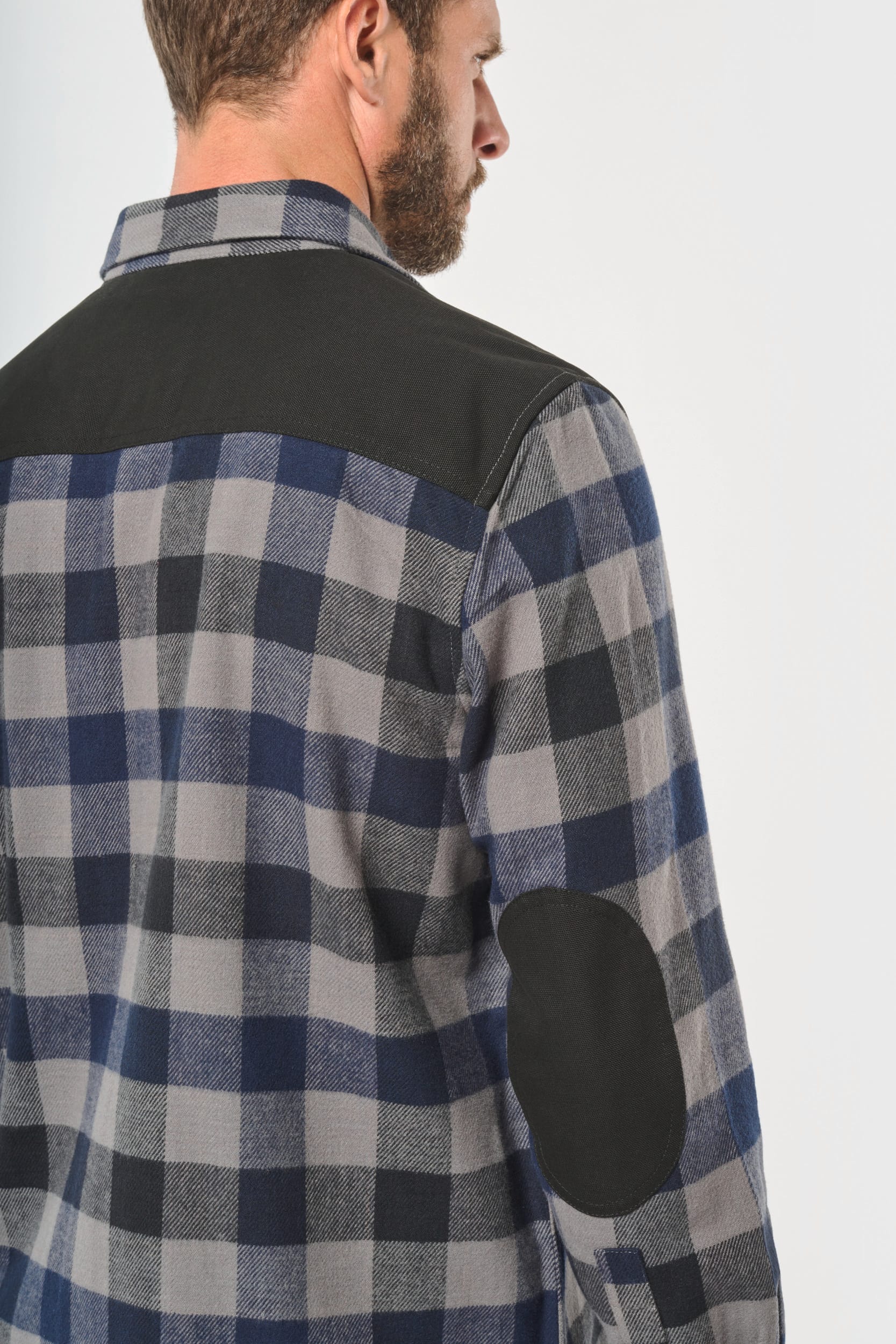 Chemise à carreaux avec poches homme - Image 9