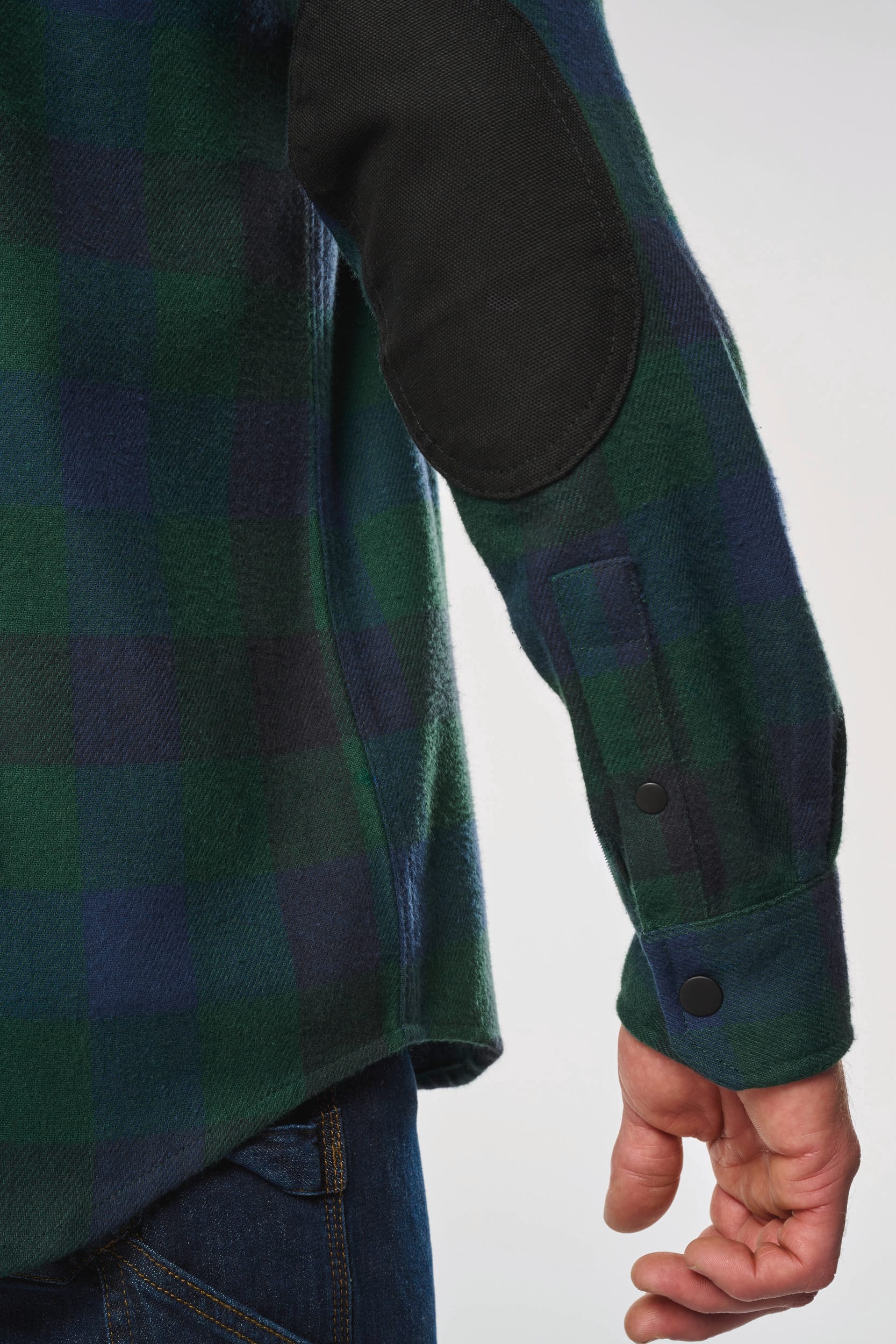 Chemise à carreaux avec poches homme