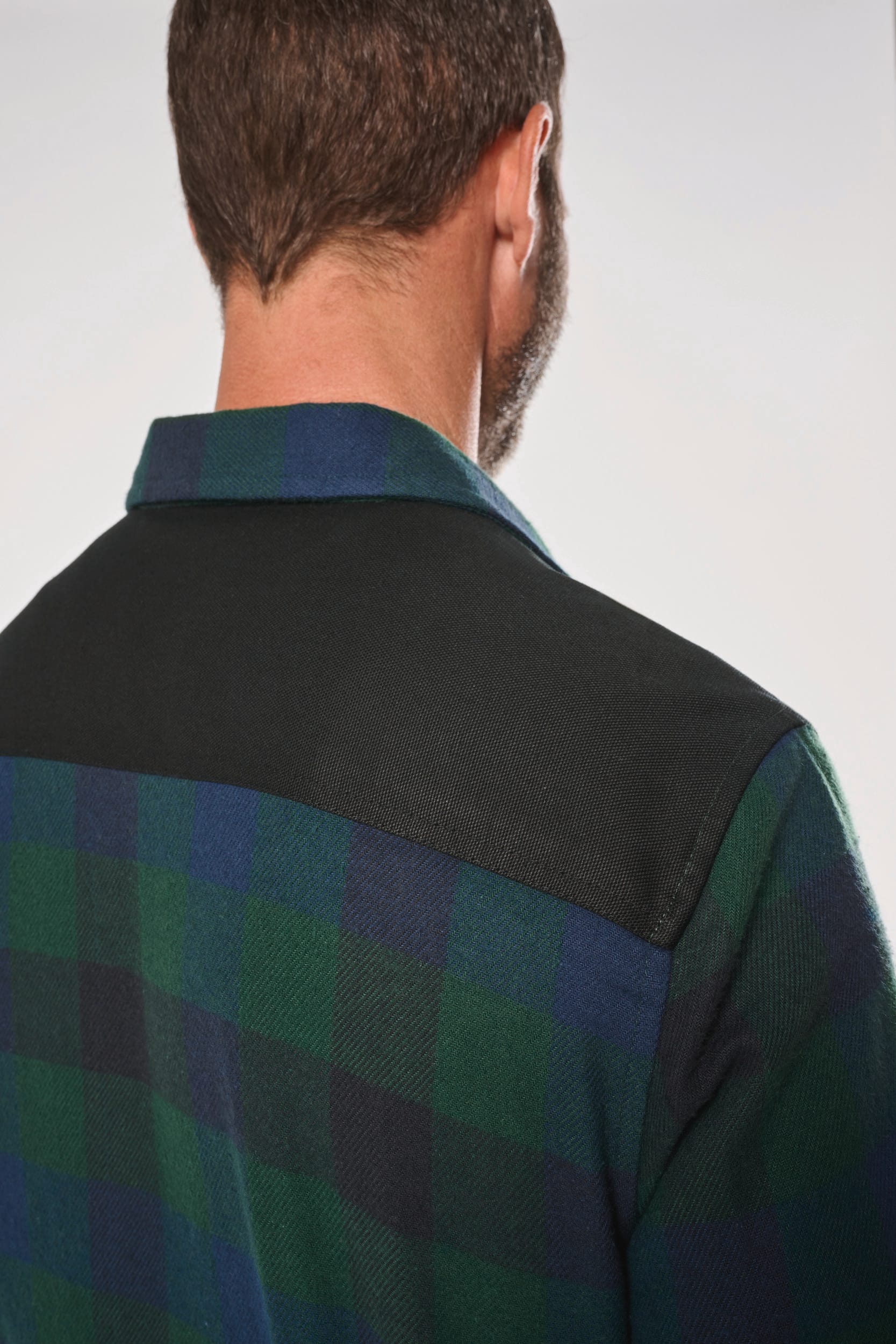 Chemise à carreaux avec poches homme