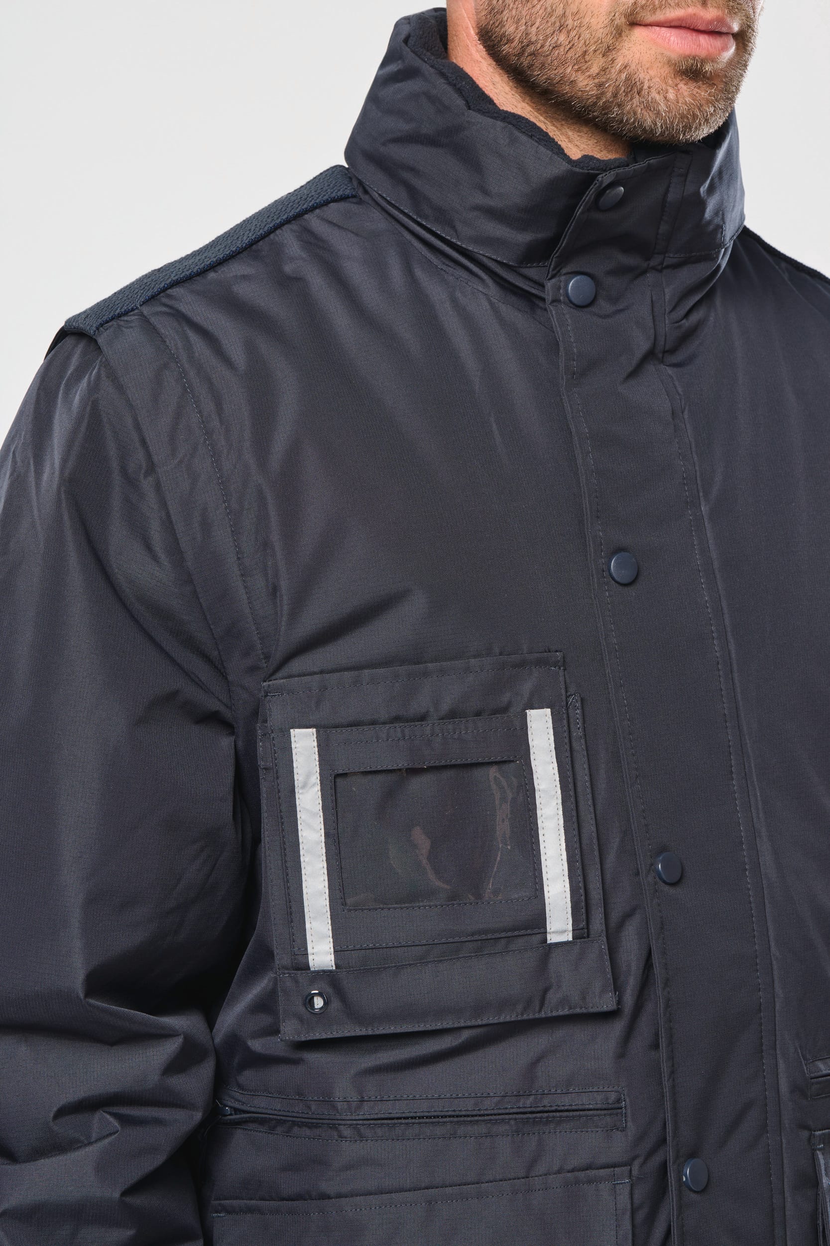 Parka workwear manches amovibles homme - Image 9