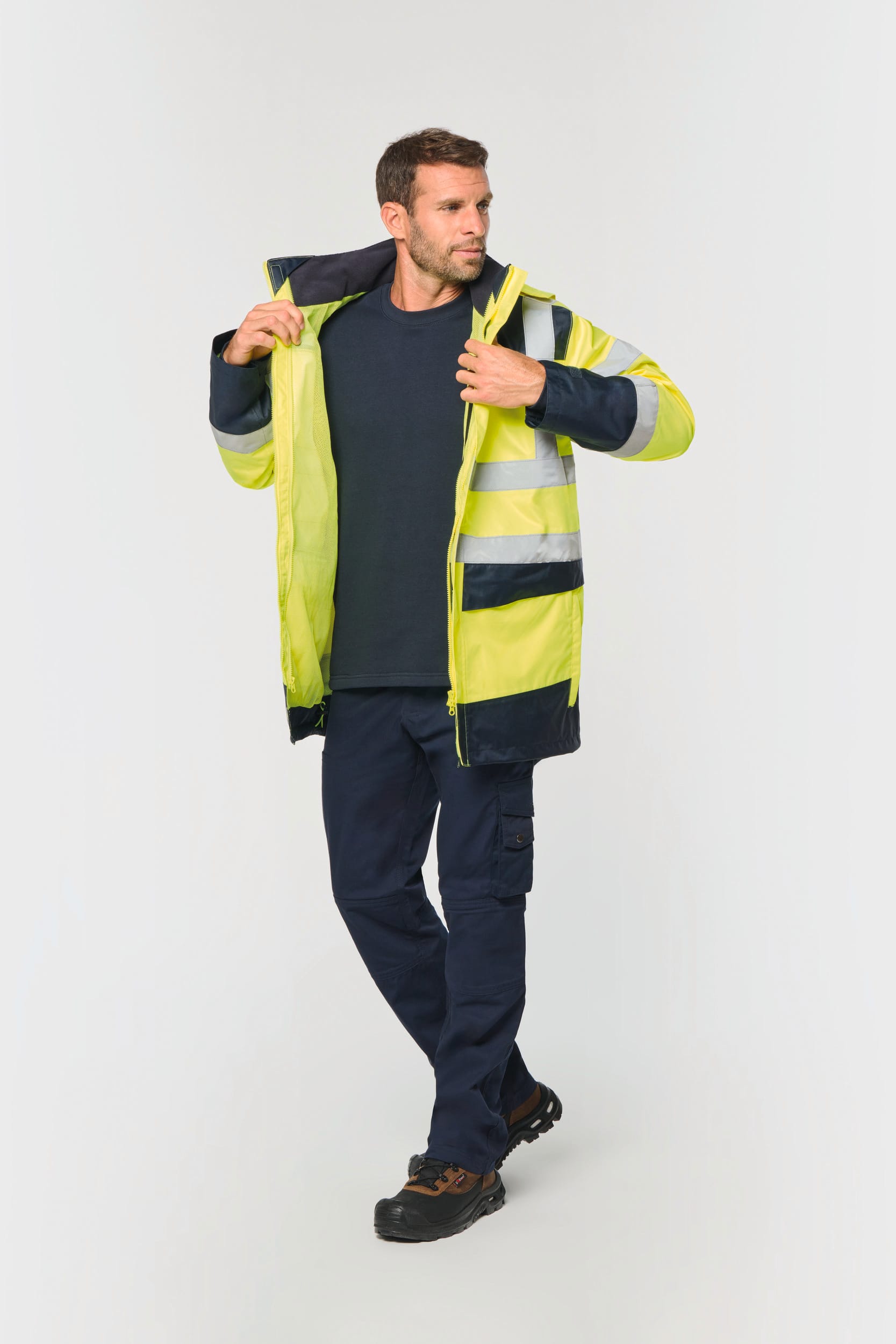 Parka de sécurité recyclée 4 en 1 unisexe - Image 5