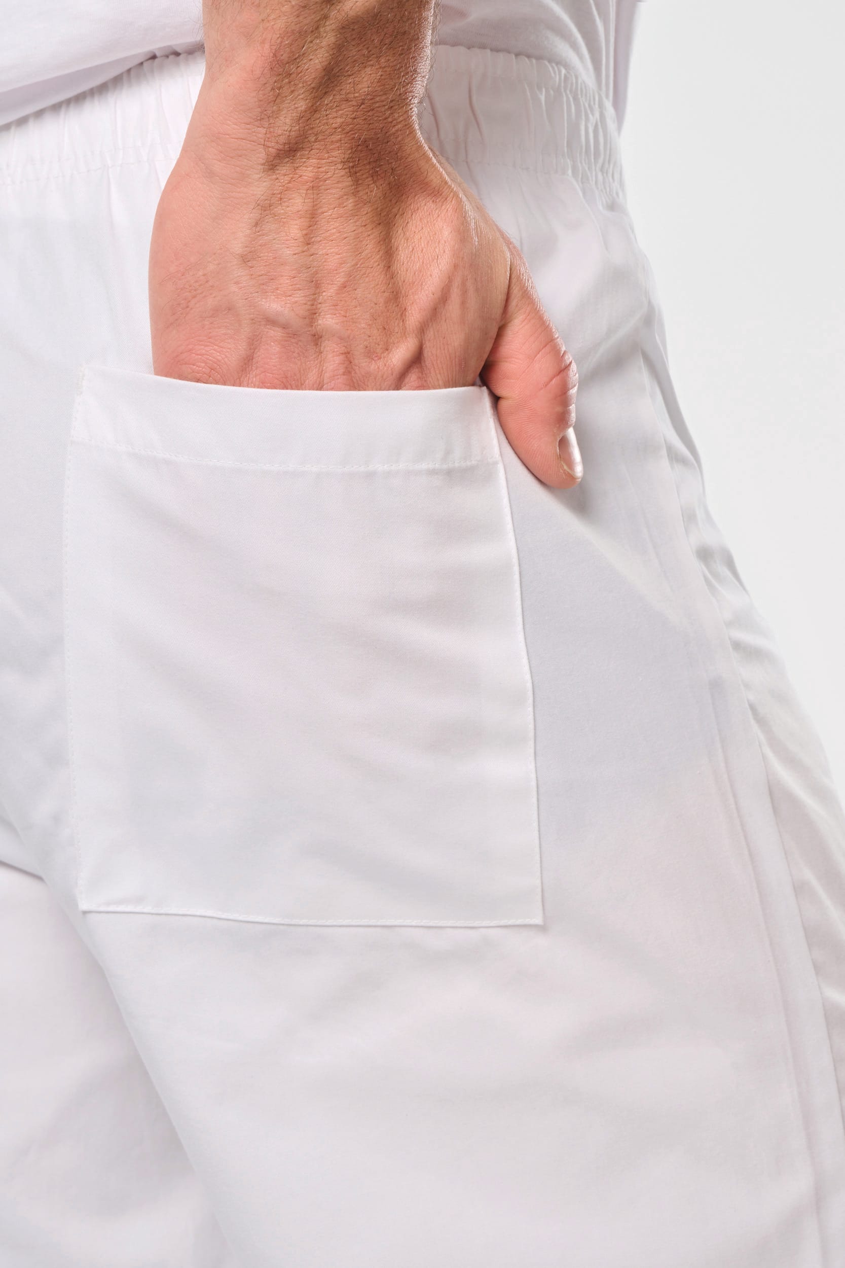 Calças de algodão unissexo