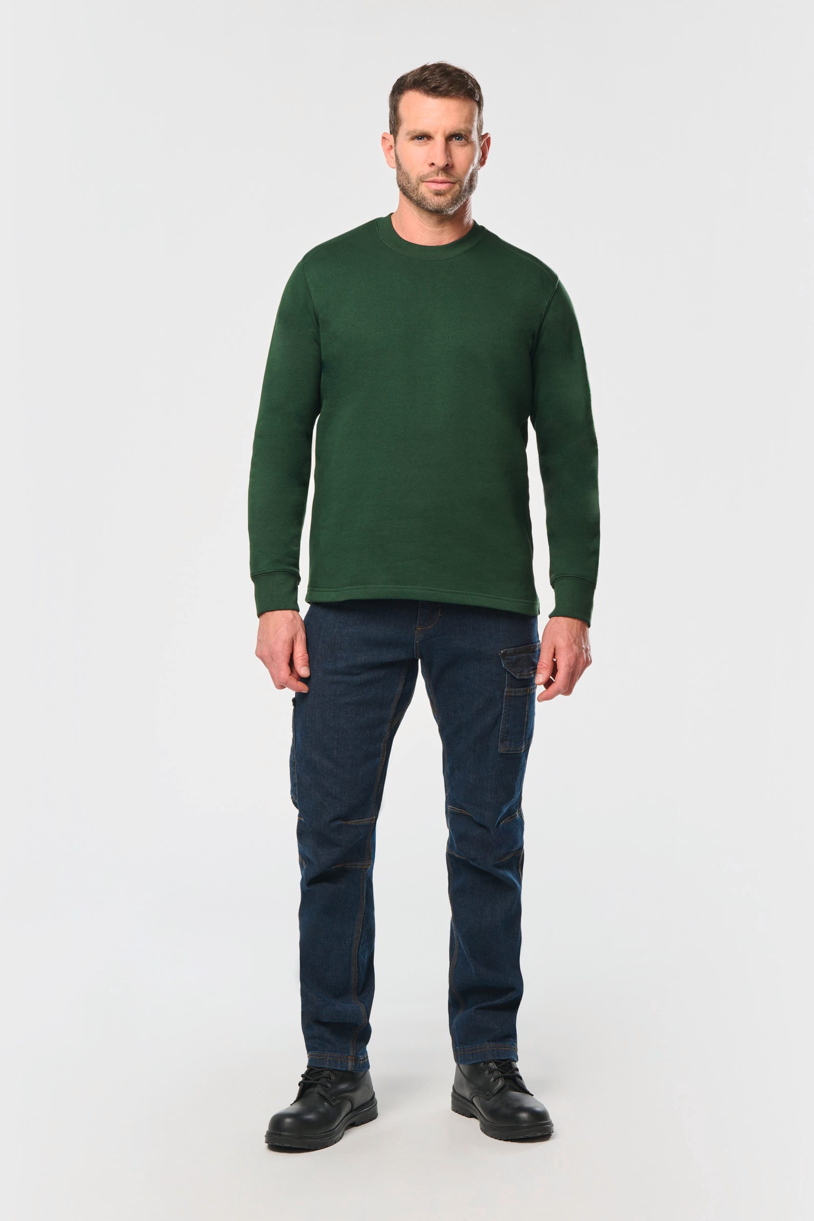 Calças de ganga multibosos de homem