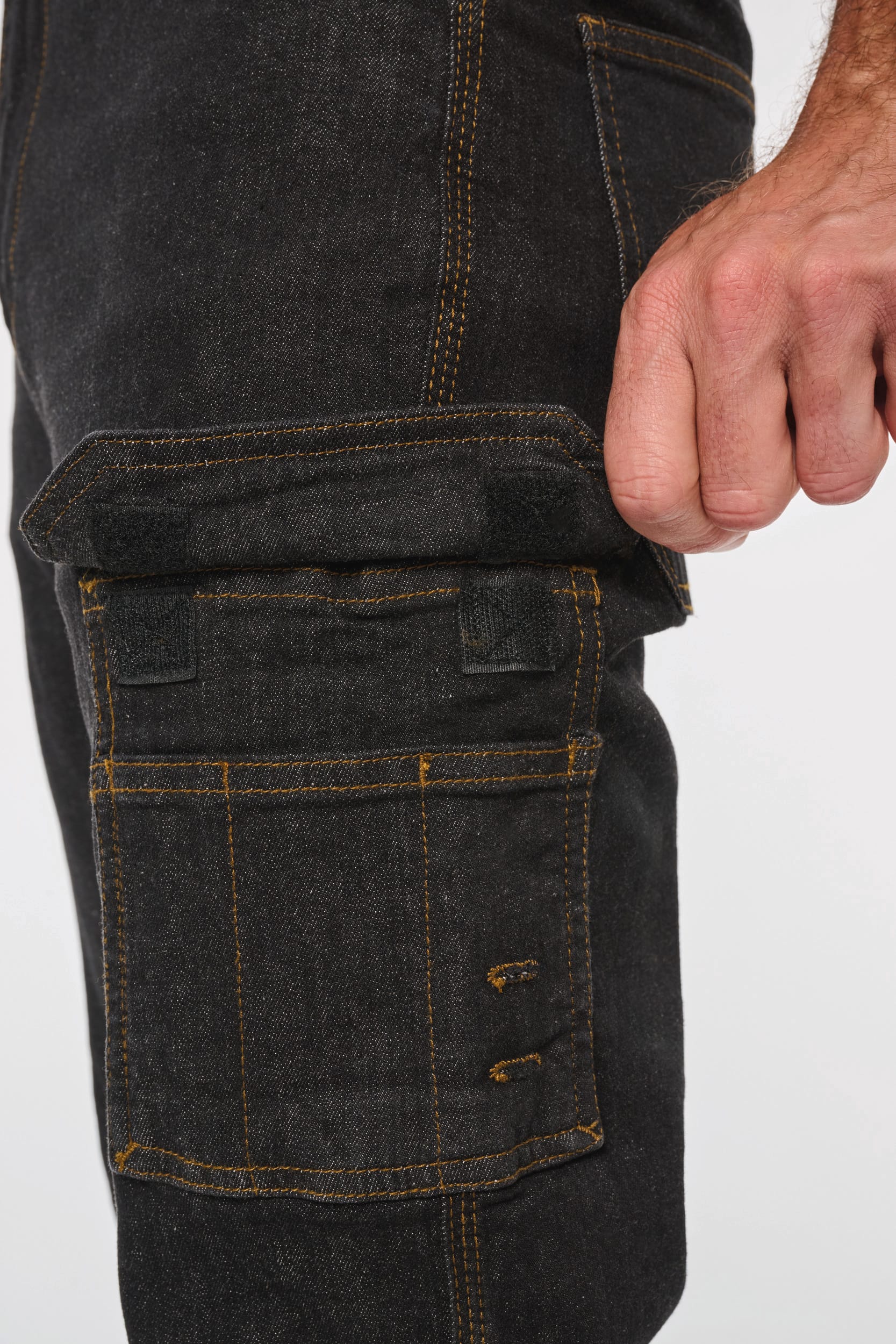 Pantalon Denim multipoches homme