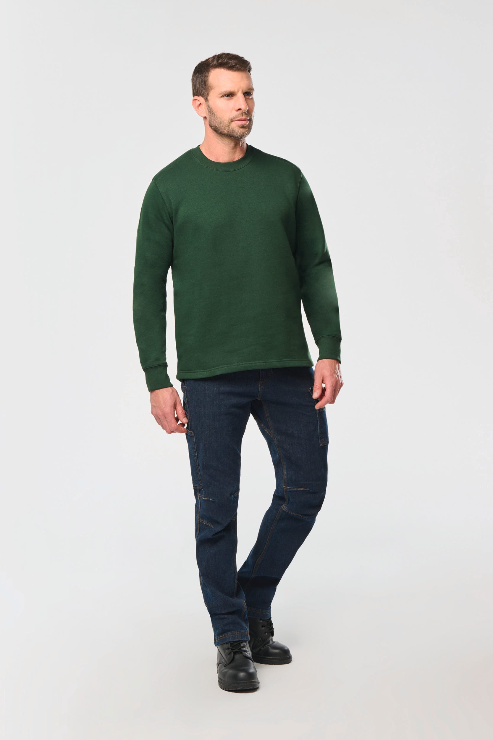 Calças de ganga multibosos de homem