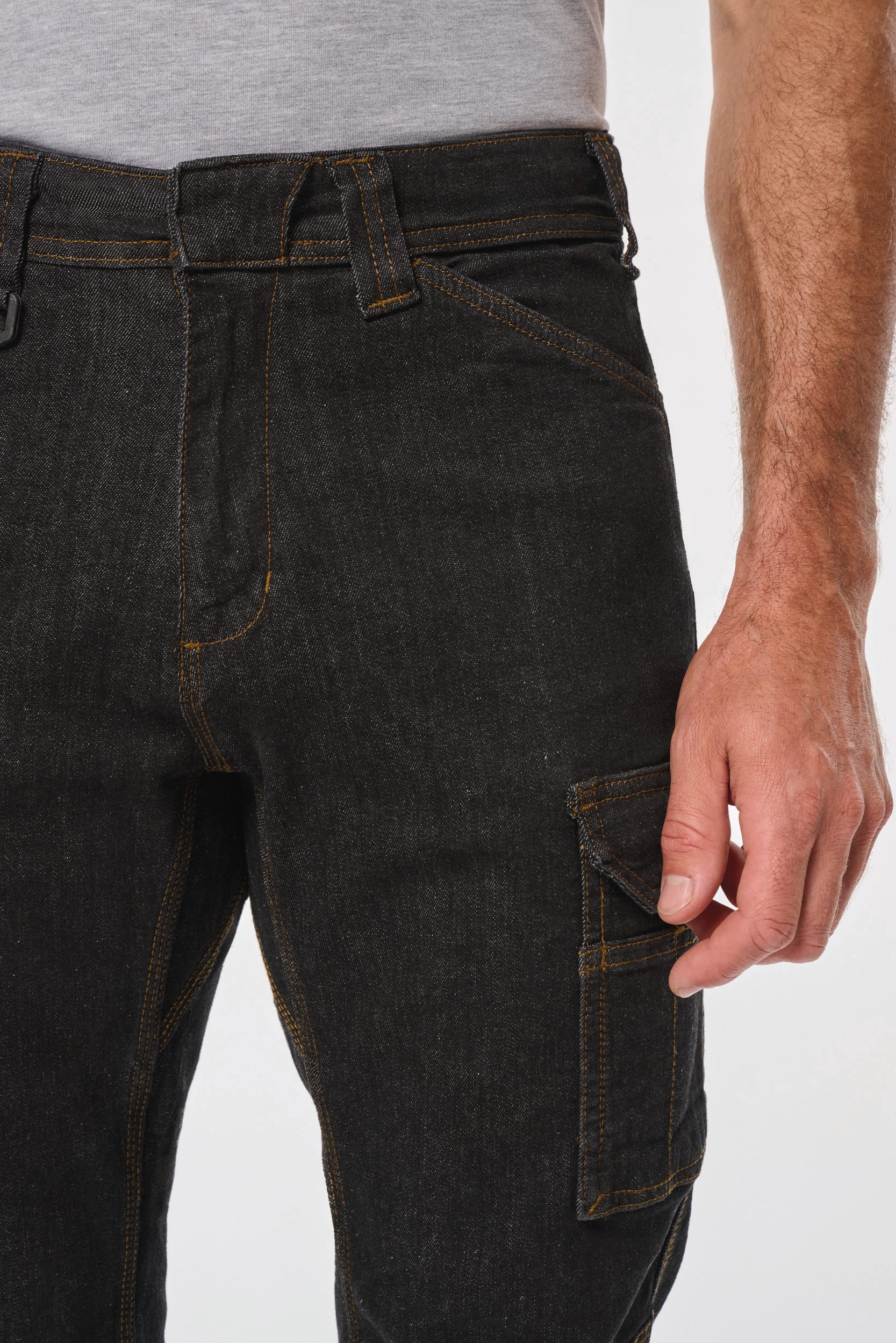 Pantalon Denim multipoches homme