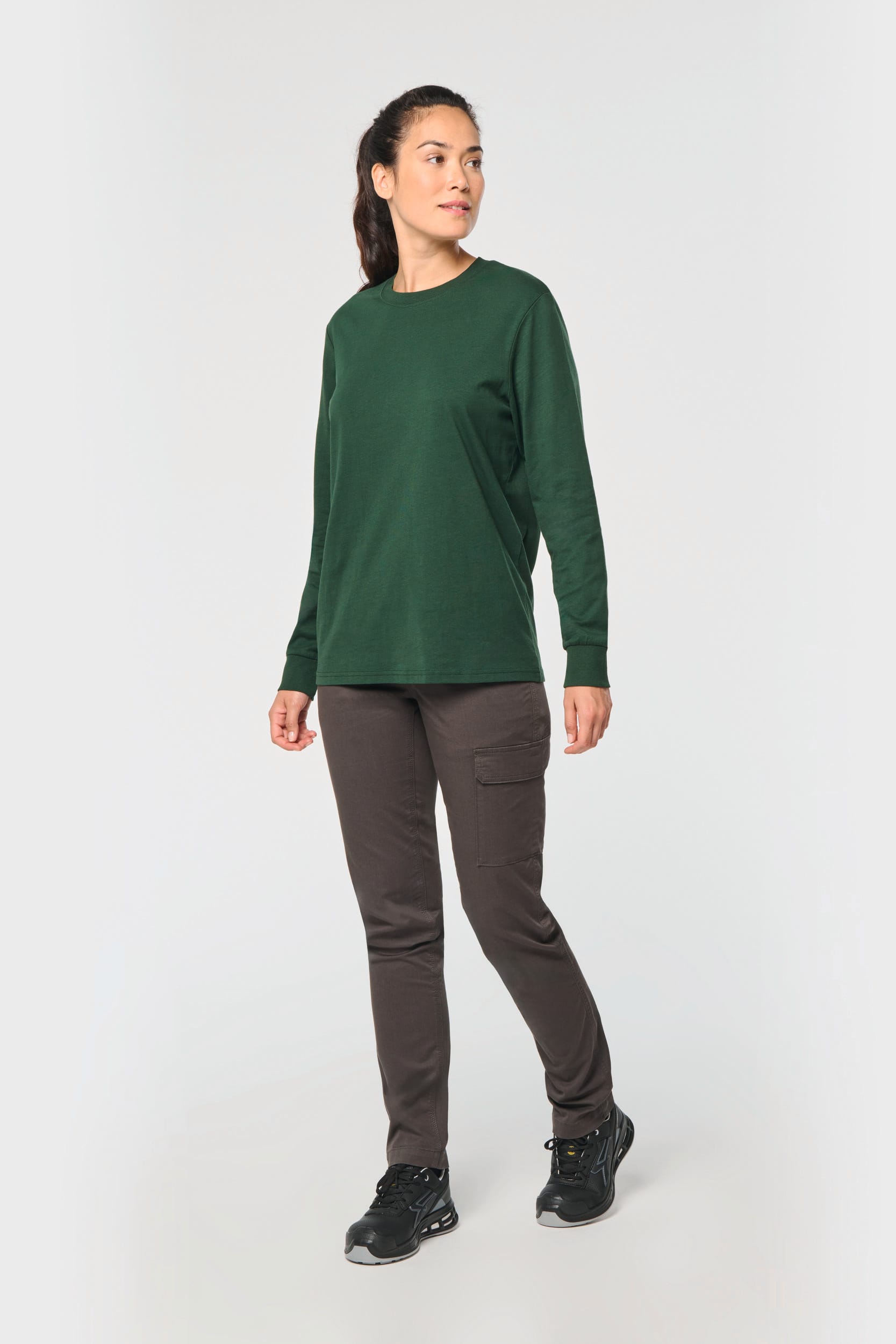 Calças algodão stretch unissexo