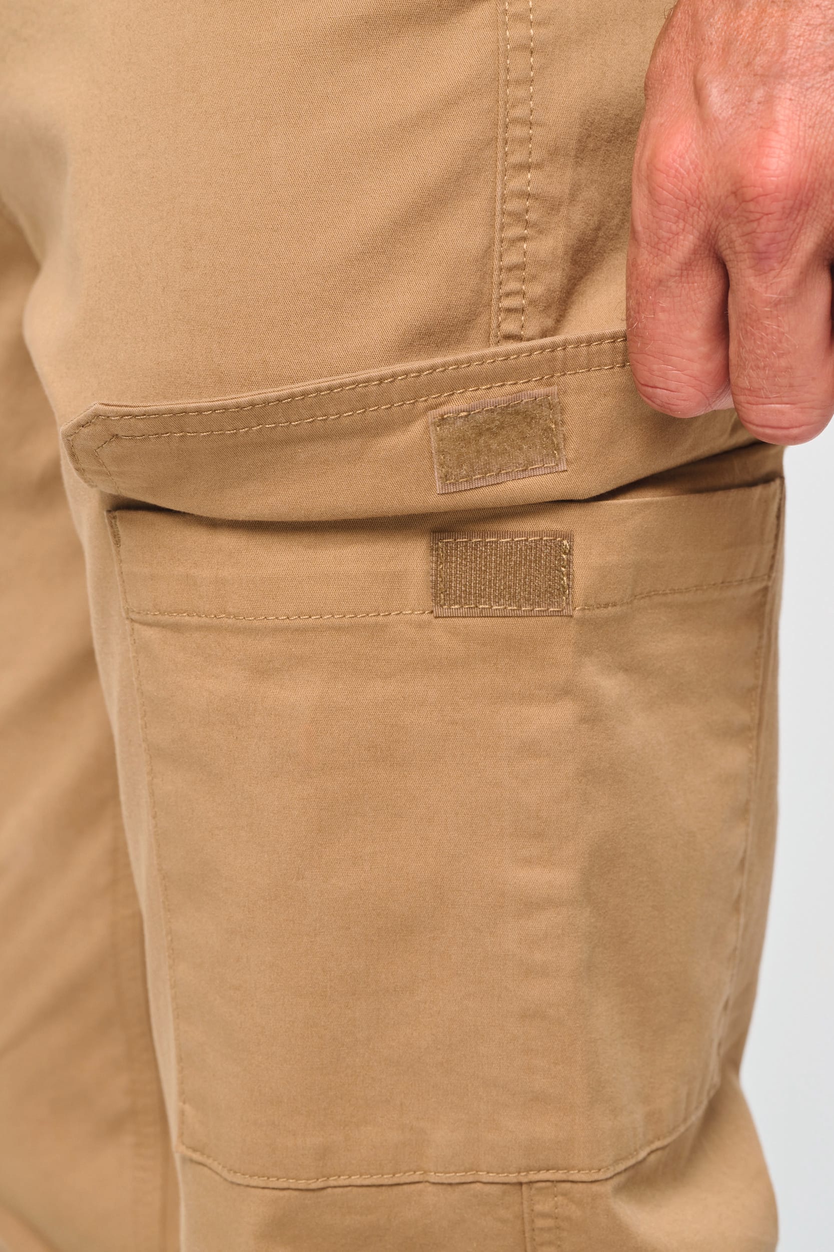 Calças algodão stretch unissexo