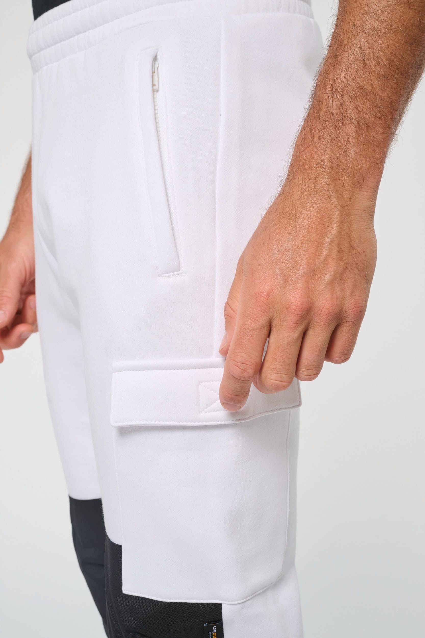 Calças cardadas eco-responsáveis de homem