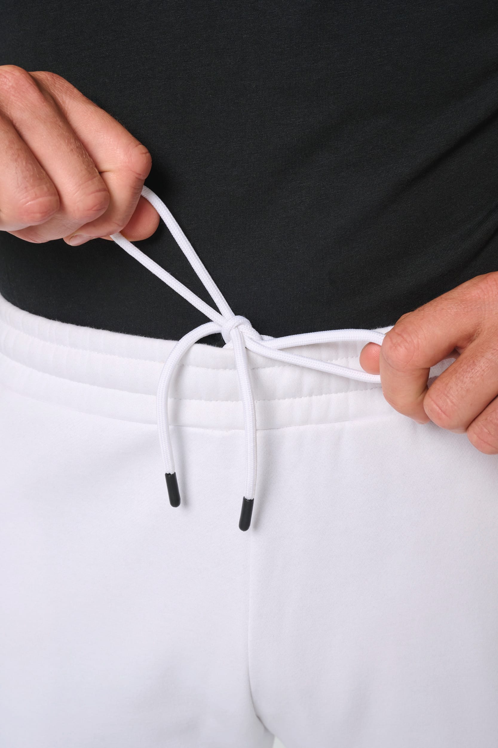 Calças cardadas eco-responsáveis de homem