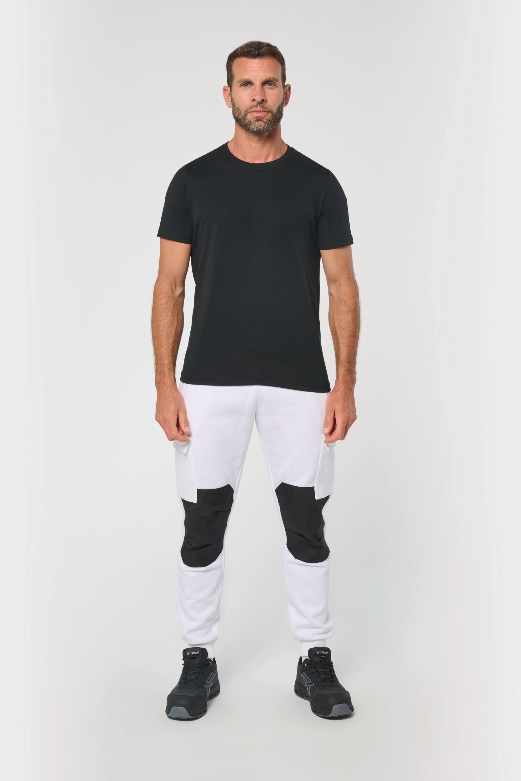 Calças cardadas eco-responsáveis de homem