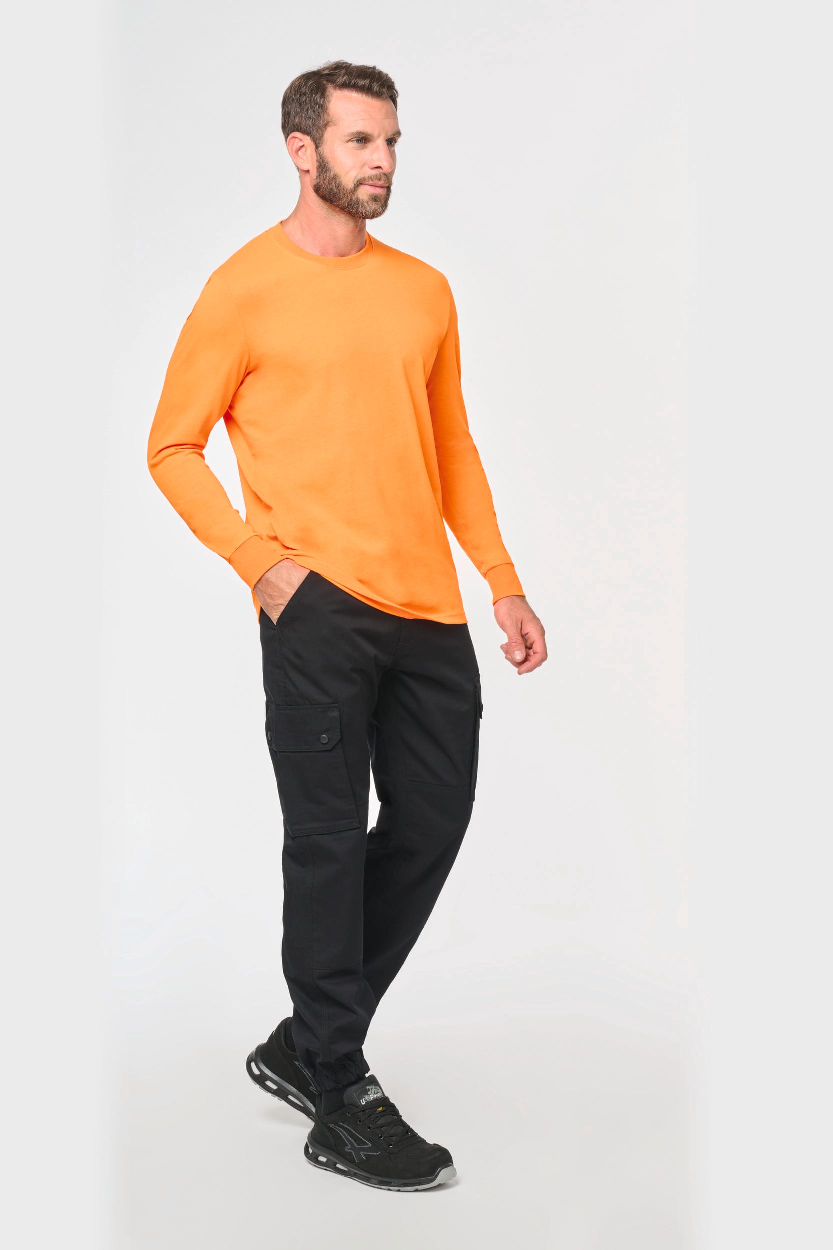 Calças cargo com tornozelos elásticos unissexo