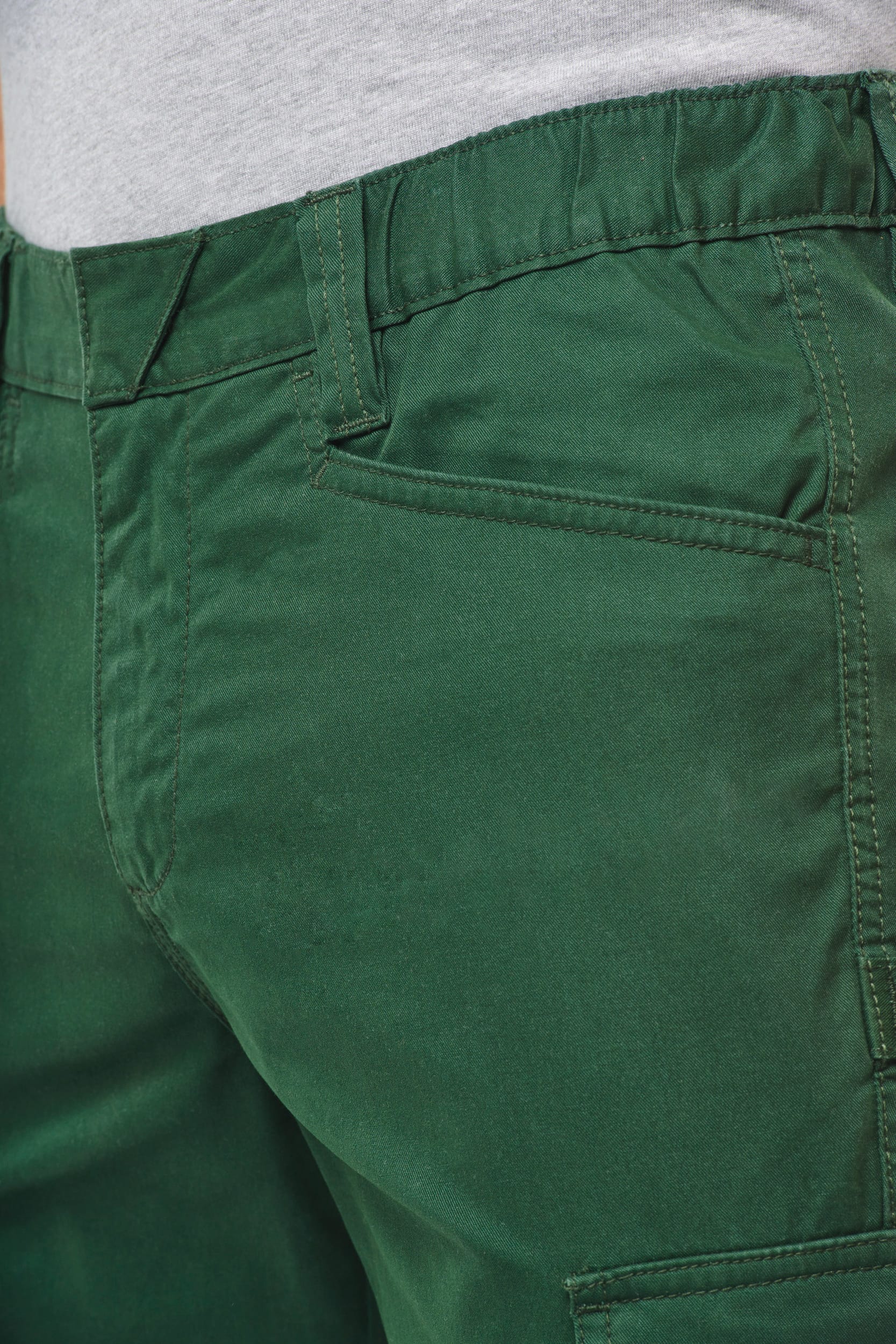 Bermuda multibolsos eco-responsável de homem