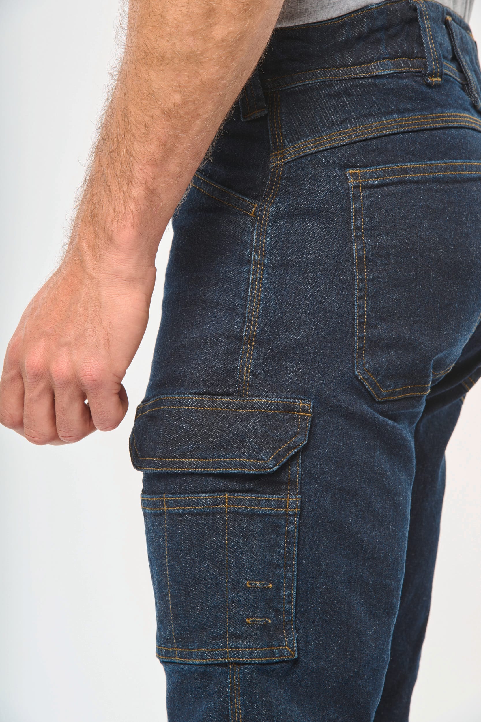 Bermuda denim multipoches homme - Image 8