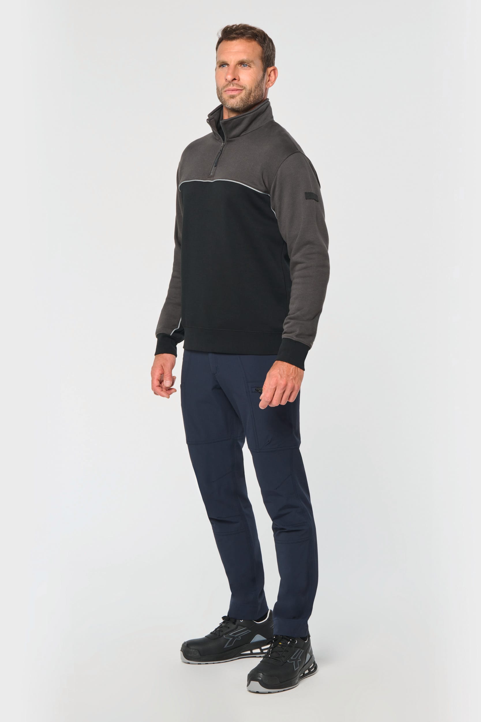 Calças stretch recicladas de homem