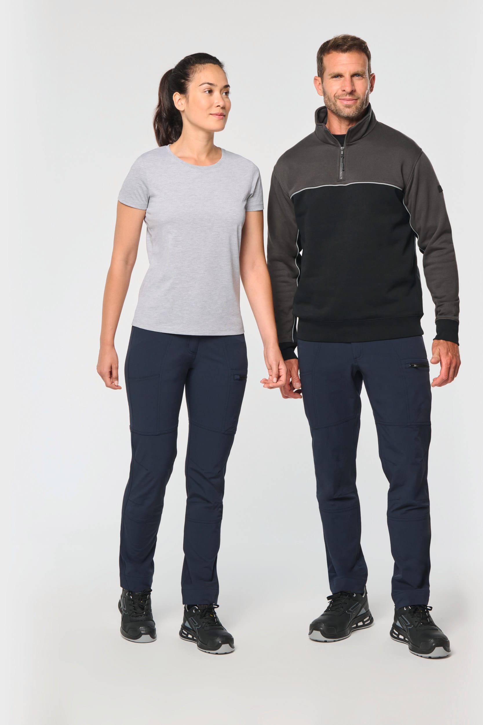 Calças stretch recicladas de homem