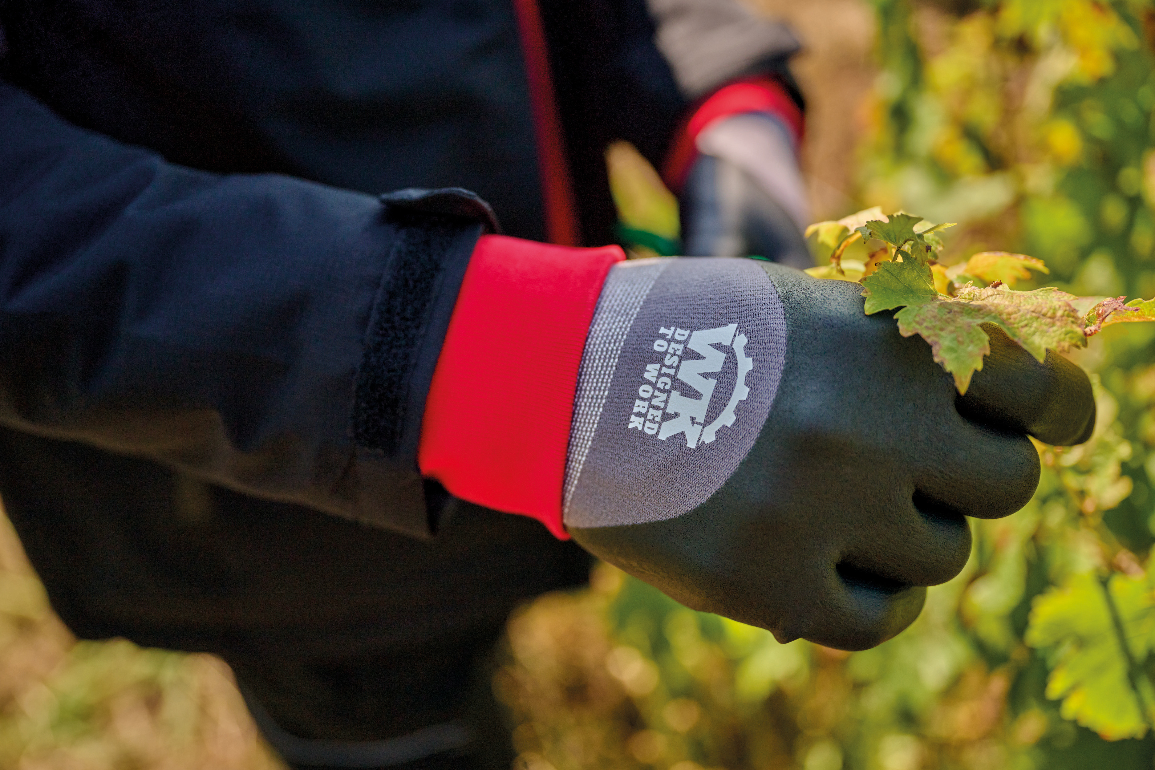 Handschoen voor werk in natte omgevingen