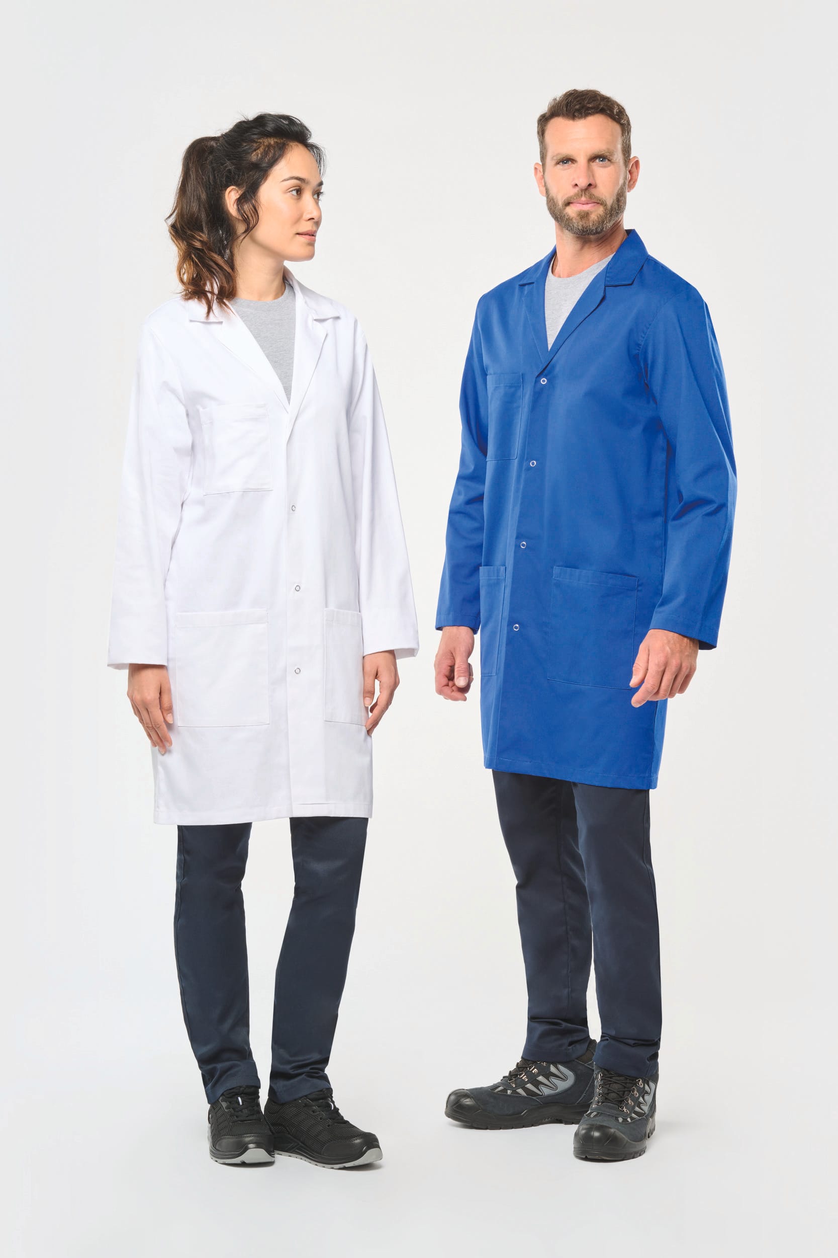 Bata de trabalho unissexo