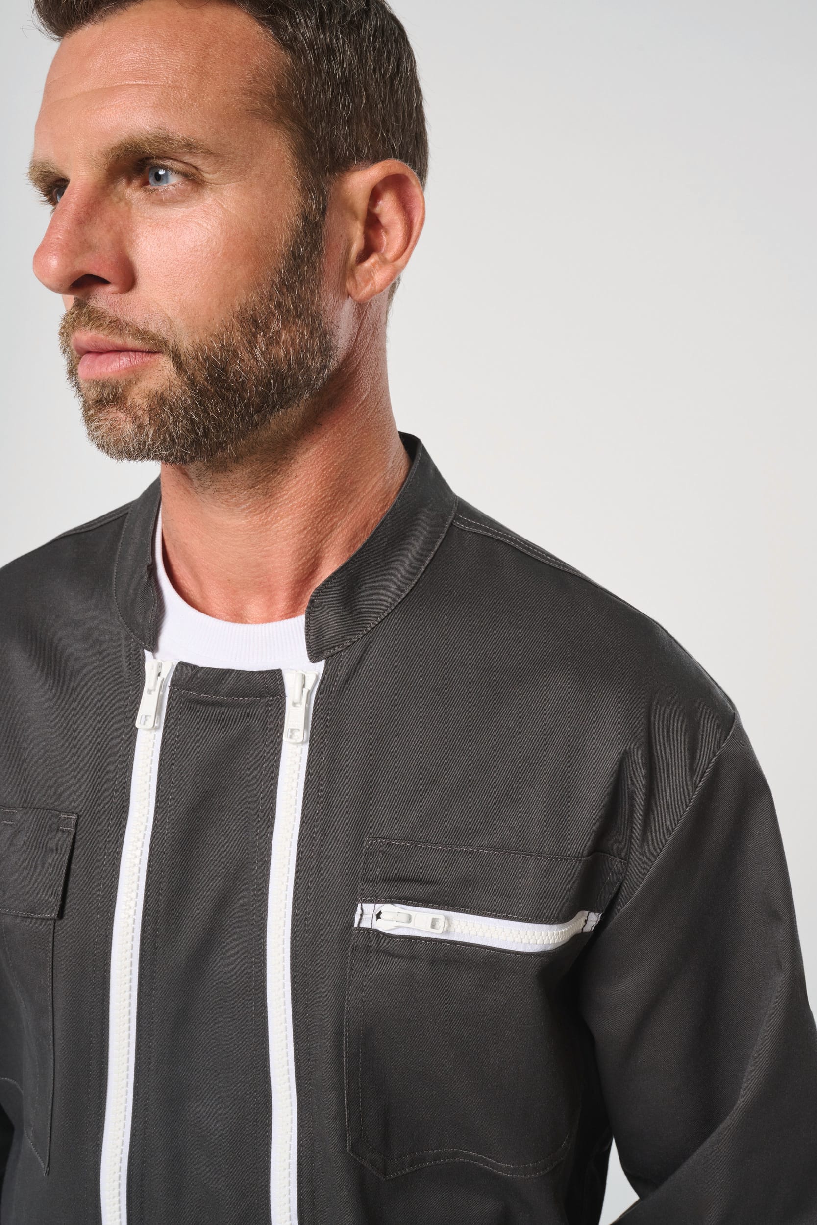 Fato-macaco fecho duplo unissexo