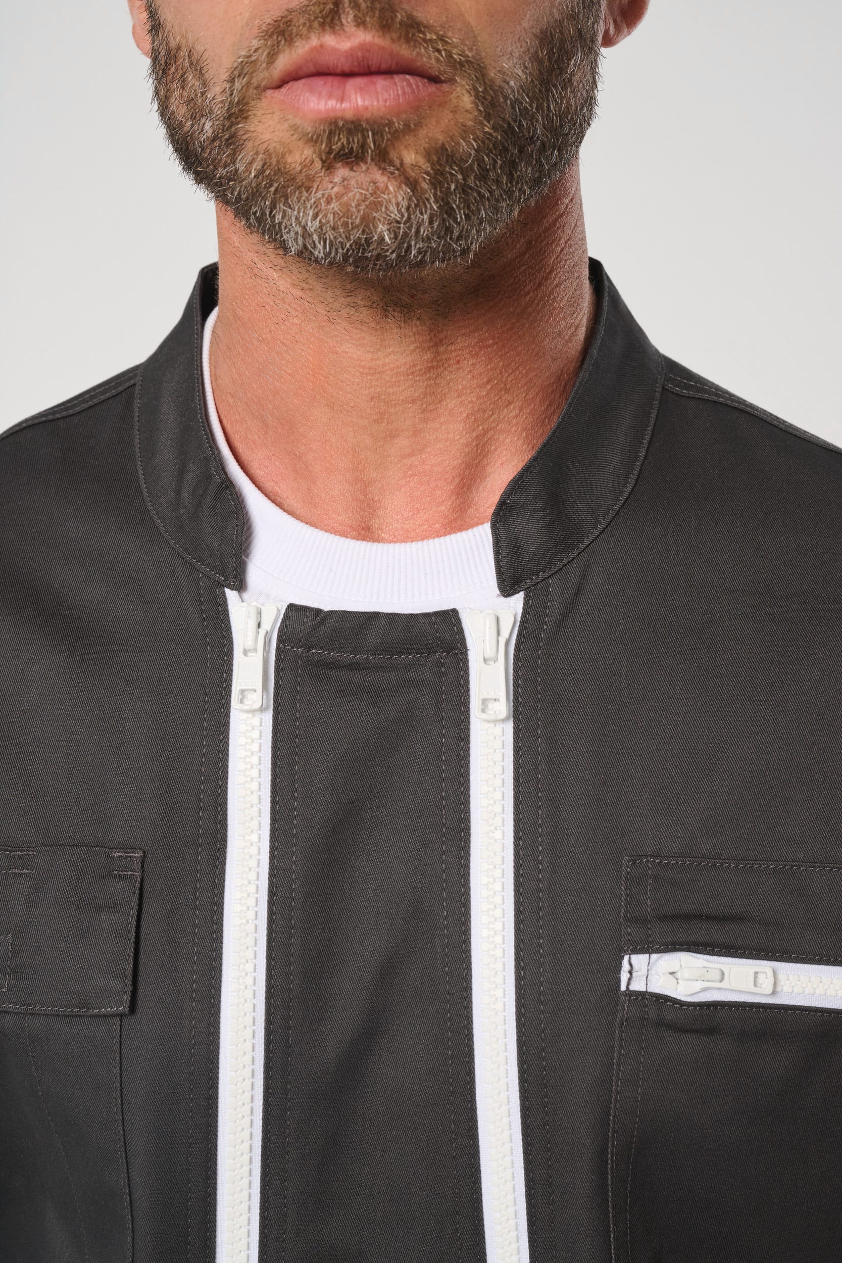 Fato-macaco fecho duplo unissexo