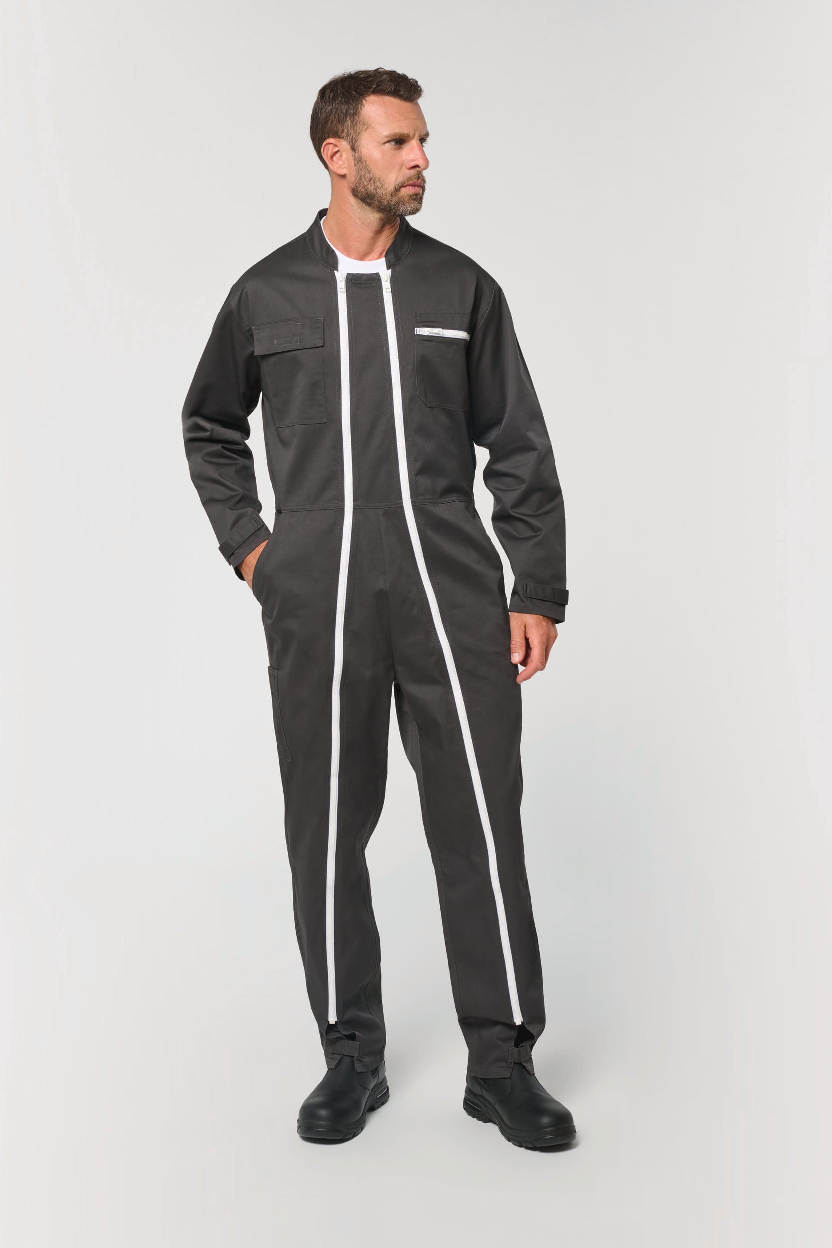 Fato-macaco fecho duplo unissexo