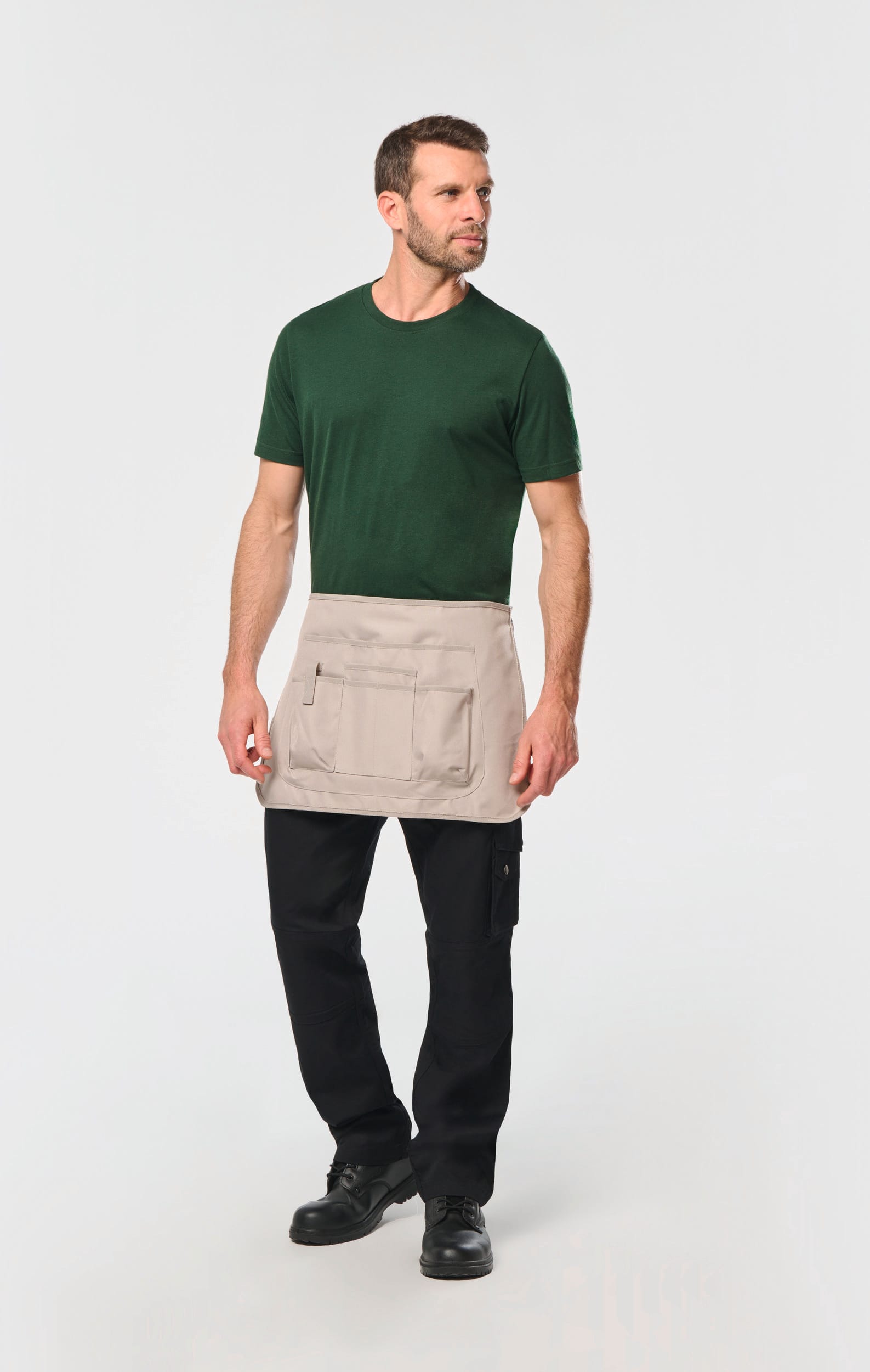 Tablier court de jardinage écoresponsable unisexe - Image 6