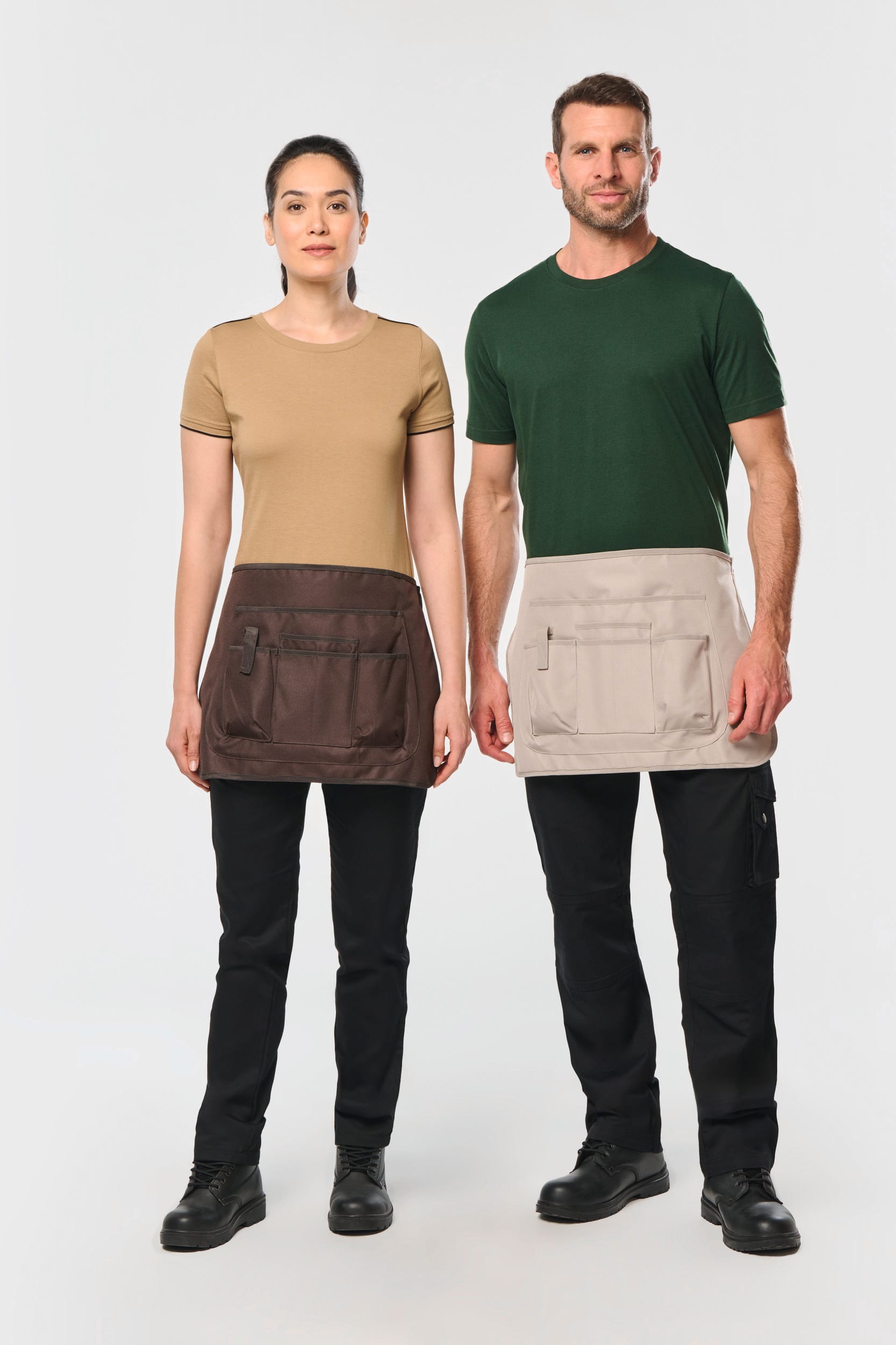 Tablier court de jardinage écoresponsable unisexe - Image 11