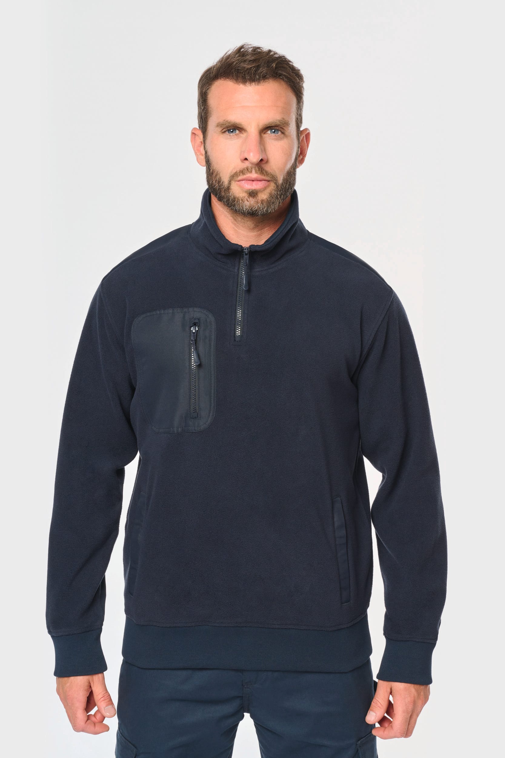 Polaire écoresponsable col zippé - Image 19